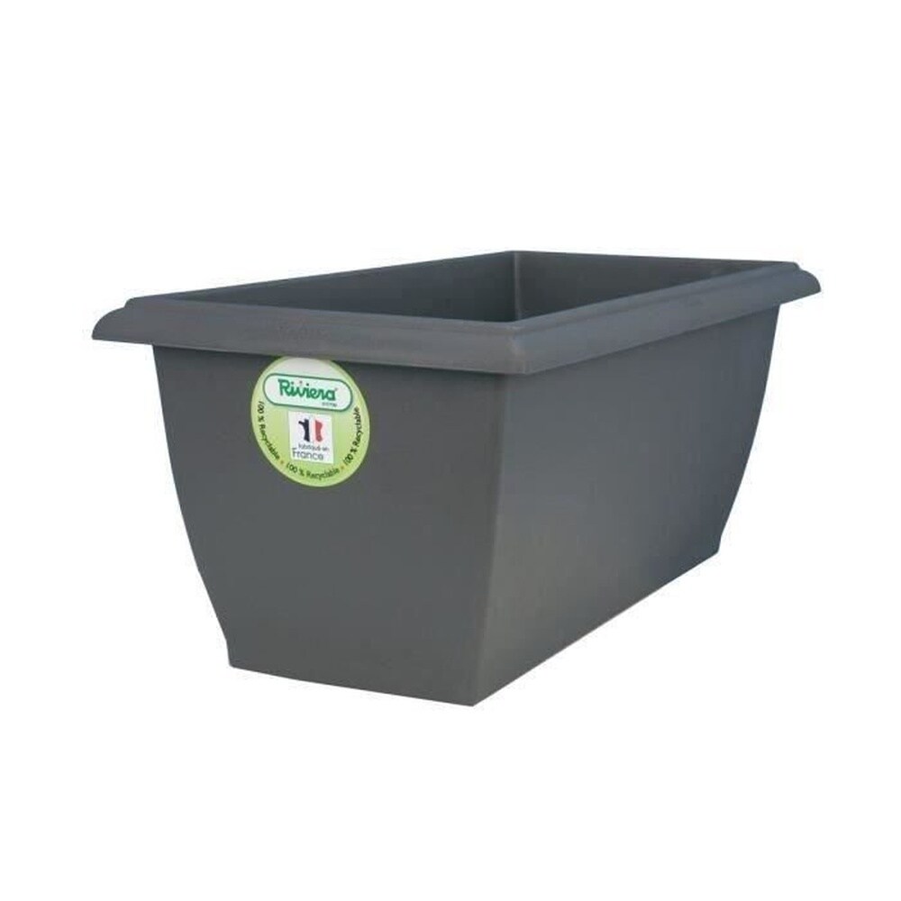 Riviera Jardiniere Evolution – 80 x 40 x H 32 cm –  – Grau