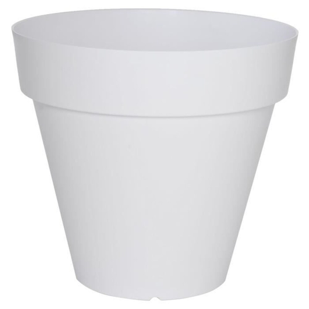 Riviera Rundtopf mit Soleilla - 50 cm - Weiß