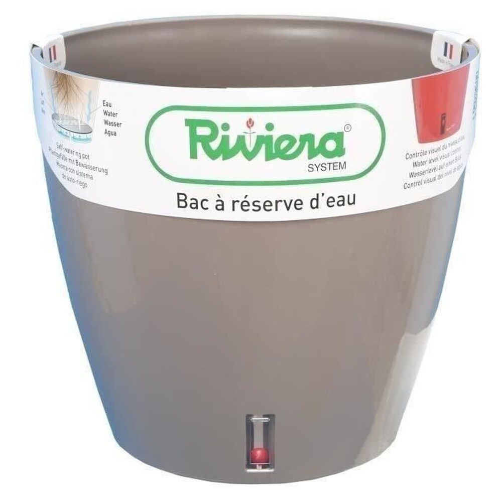 Riviera Rundtopf Eva Neu Kunststoff - Ø 46 cm -  - Taupe