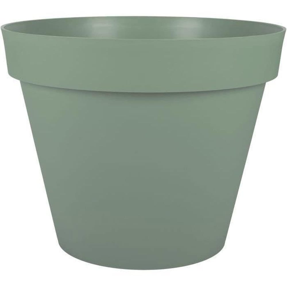 EDA EDA-Kunststoff &ndash; Runder Blumentopf &bdquo;Tuscan&ldquo; &ndash; &Oslash; 60 x H 47 cm &ndash; 76 l &ndash; Lorbeergr&uuml;n 