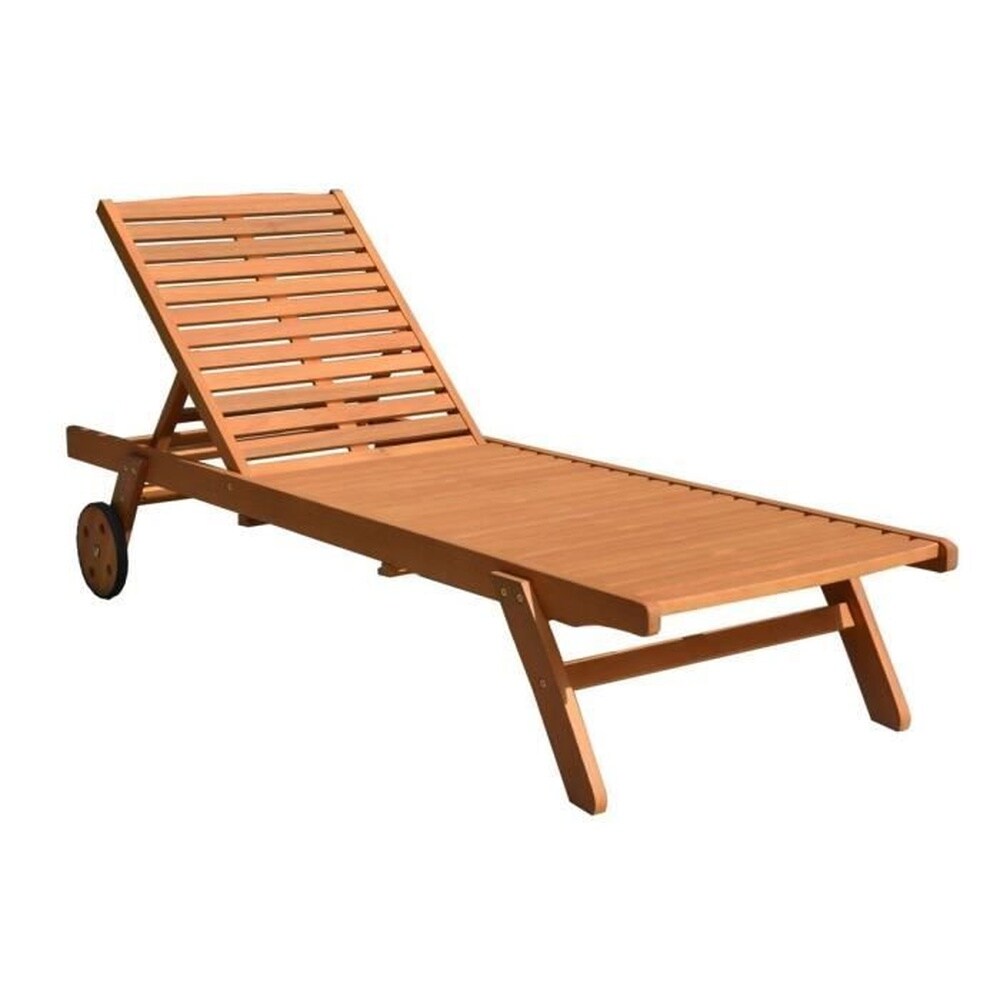 FINLANDK RAUHA FSC Eukalyptus-Sonnenliege 195 x 71 x 33 cm