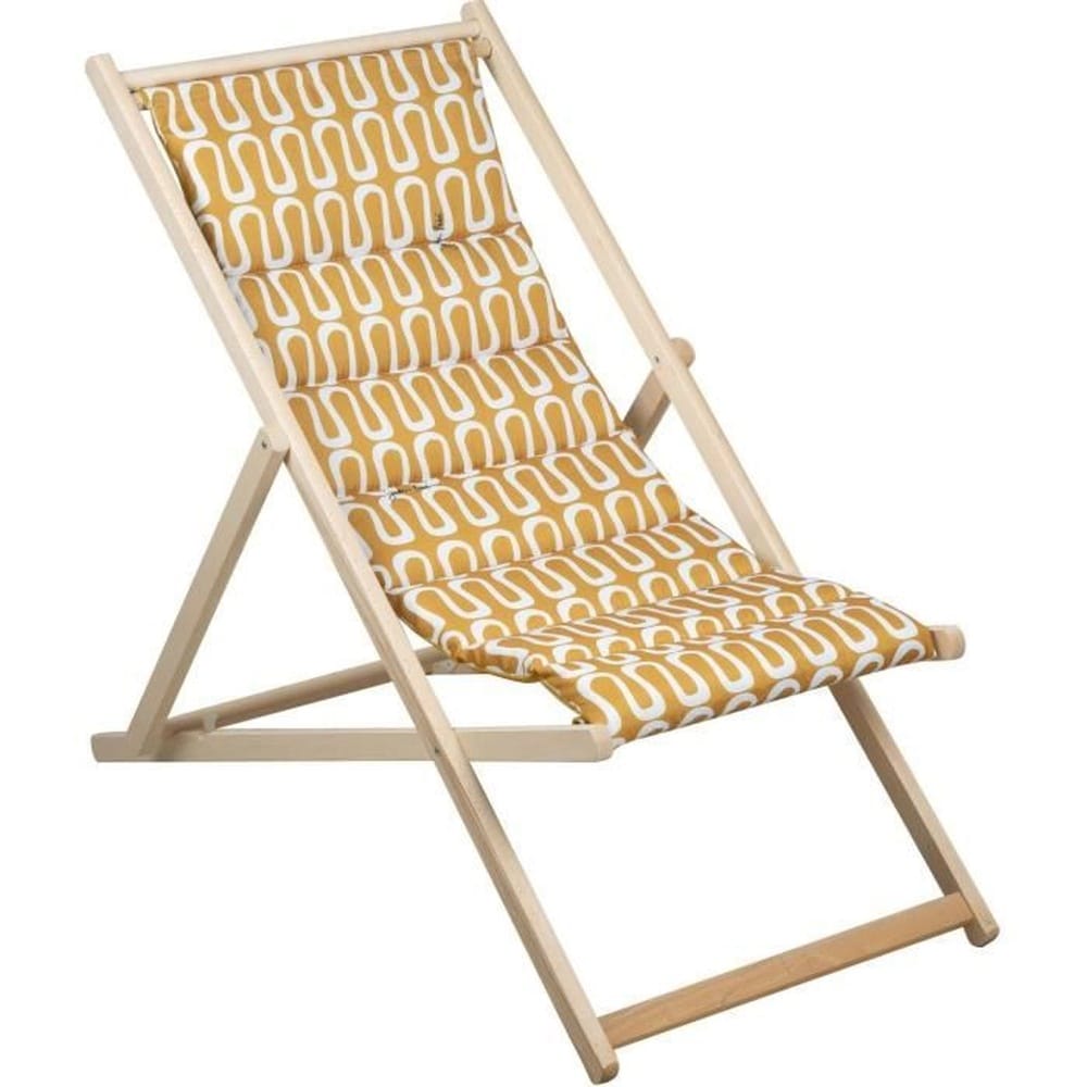 JARDIN PRIVE Gesteppter Liegestuhl - PRIVATER GARTEN - ELEKTRO - Cumin - F100 