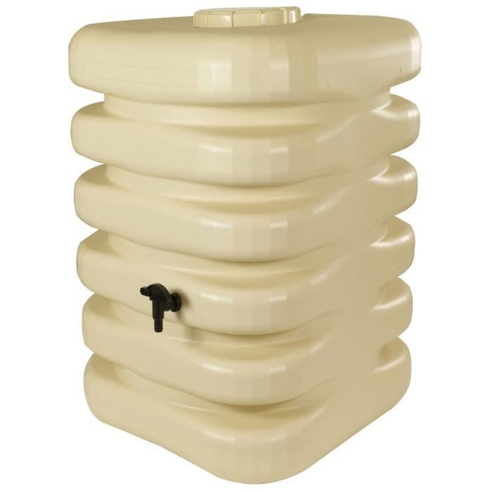 Wasserauffangbehälter – BELLI – Kubisch – 350 Liter – Beige