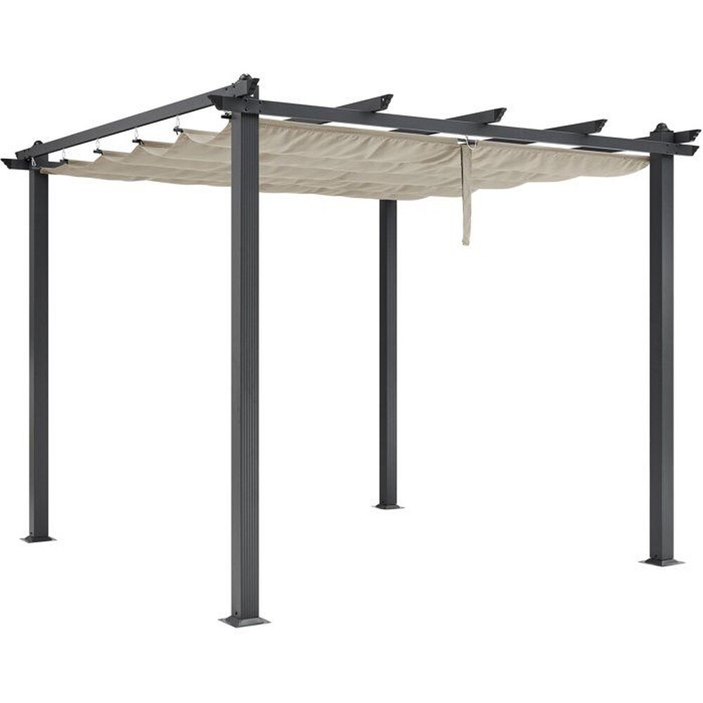 CORDOBA Aluminium-Pergola – Beige – 3 x 3 m