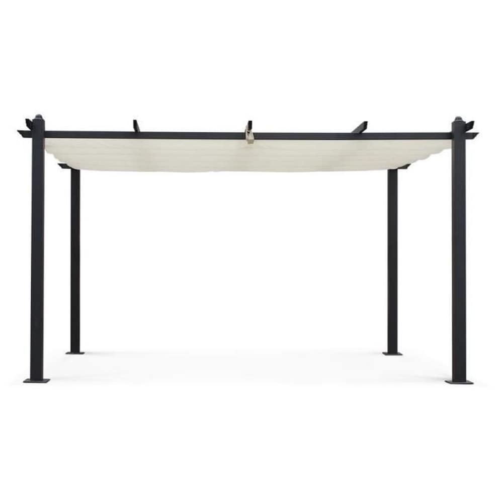 CALVI CORDOBA Aluminium-Pergola &ndash; Ecru &ndash; 4 x 3 m 