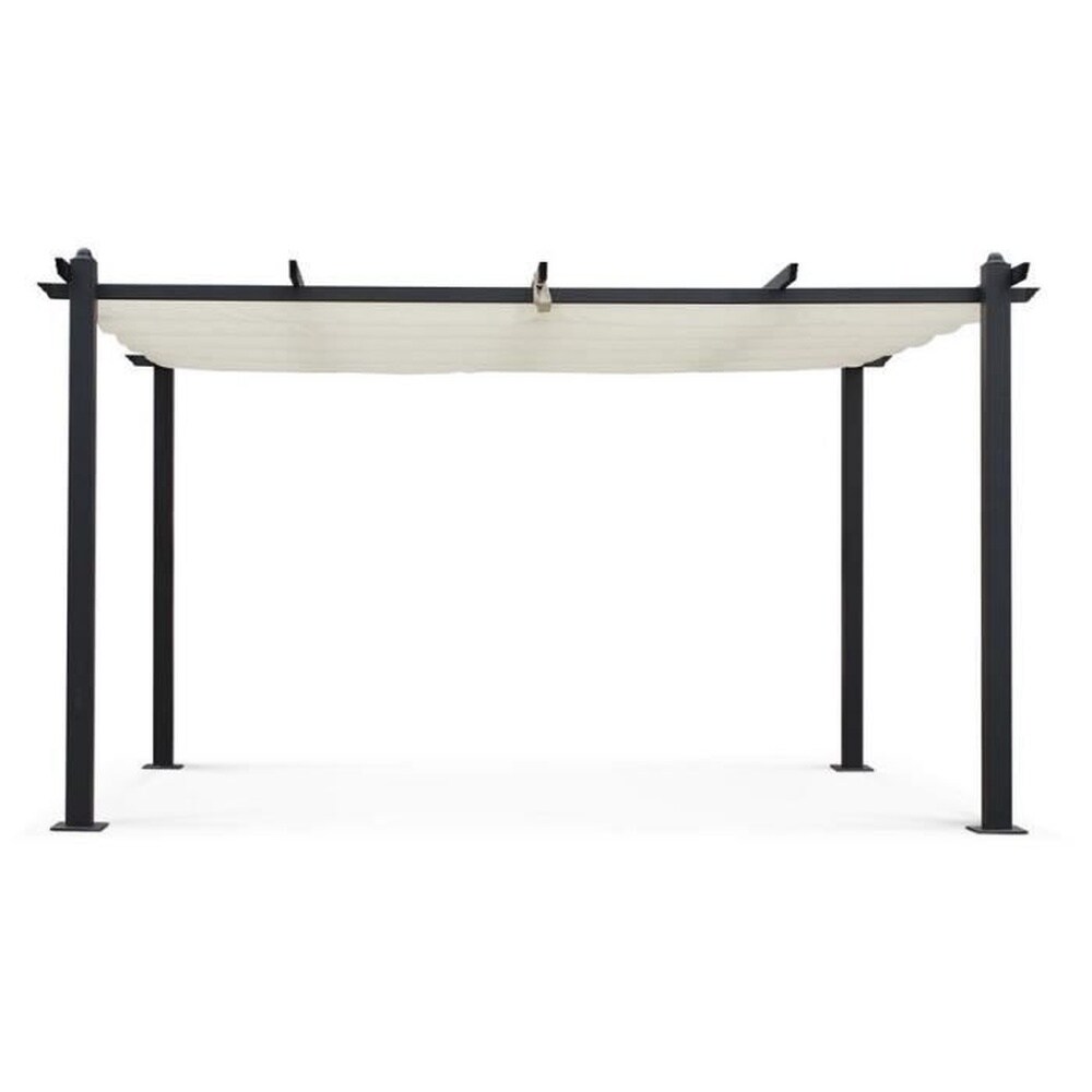 CORDOBA Aluminium-Pergola – Ecru – 4 x 3 m