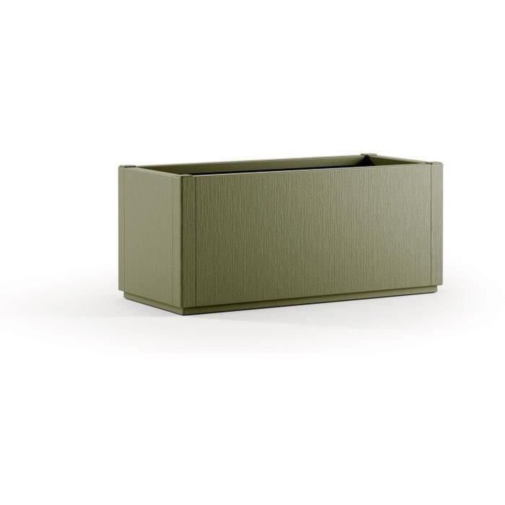 STEFANPLAST Ethica rechteckiger Blumenkasten 80 cm grün