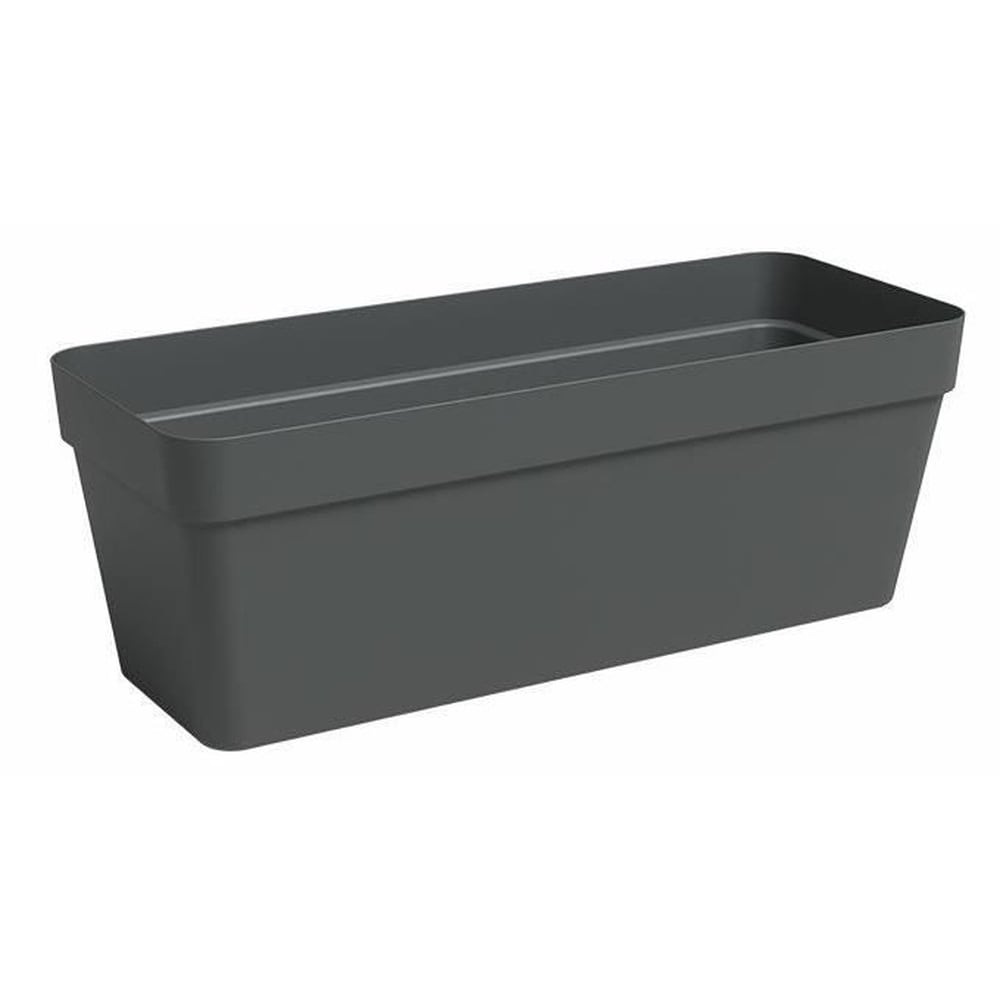 ARTEVASI Pflanzk&uuml;bel &ndash; Kunststoff &ndash; Anthrazit &ndash; Rechteckig &ndash; L 49,9 x T 20 x H 18,1 cm &ndash; ARTEVASI 