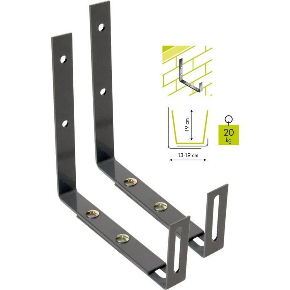Wandhaken – GARDEN ID – 1x verstellbar – Vielseitig – Tragkraft  – Intelligentes Design