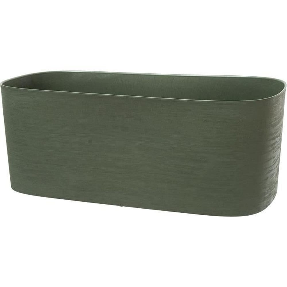GARDEN ID Pflanzgef&auml;&szlig; mit Wasserreservoir &ndash; GARDEN ID Respect &ndash; Gr&uuml;nspan 50 x 17 cm &ndash; 100 % Hausm&uuml;ll &ndash; 100 % recycelbar 