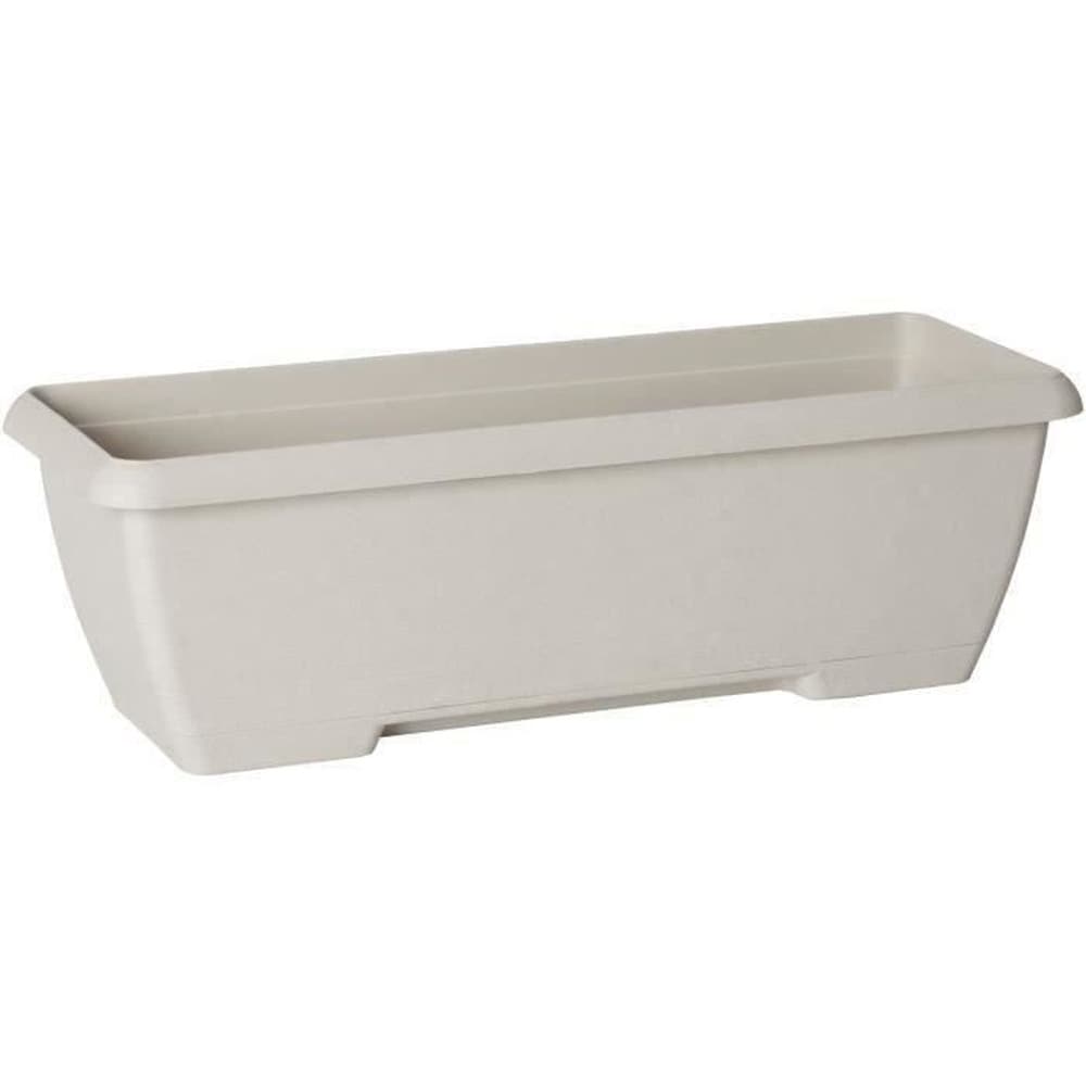 GARDEN ID Pflanzk&uuml;bel &ndash; GARDEN ID Teramo &ndash; Wei&szlig;, 60 cm &ndash; Robust &ndash; Integrierter Wasserspeicher &ndash; Recycelt & 100 % recycelbar &ndash; Viel Platz f&uuml;r Pflanzen 