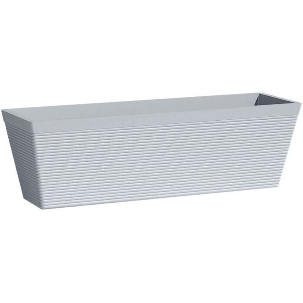Pflanzkübel – GARDEN ID – Green Care Impact Blau-Grau – 50 x 16 x 16 cm – 10 Jahre Garantie – 100 % recycelt – UV- und frostbeständig