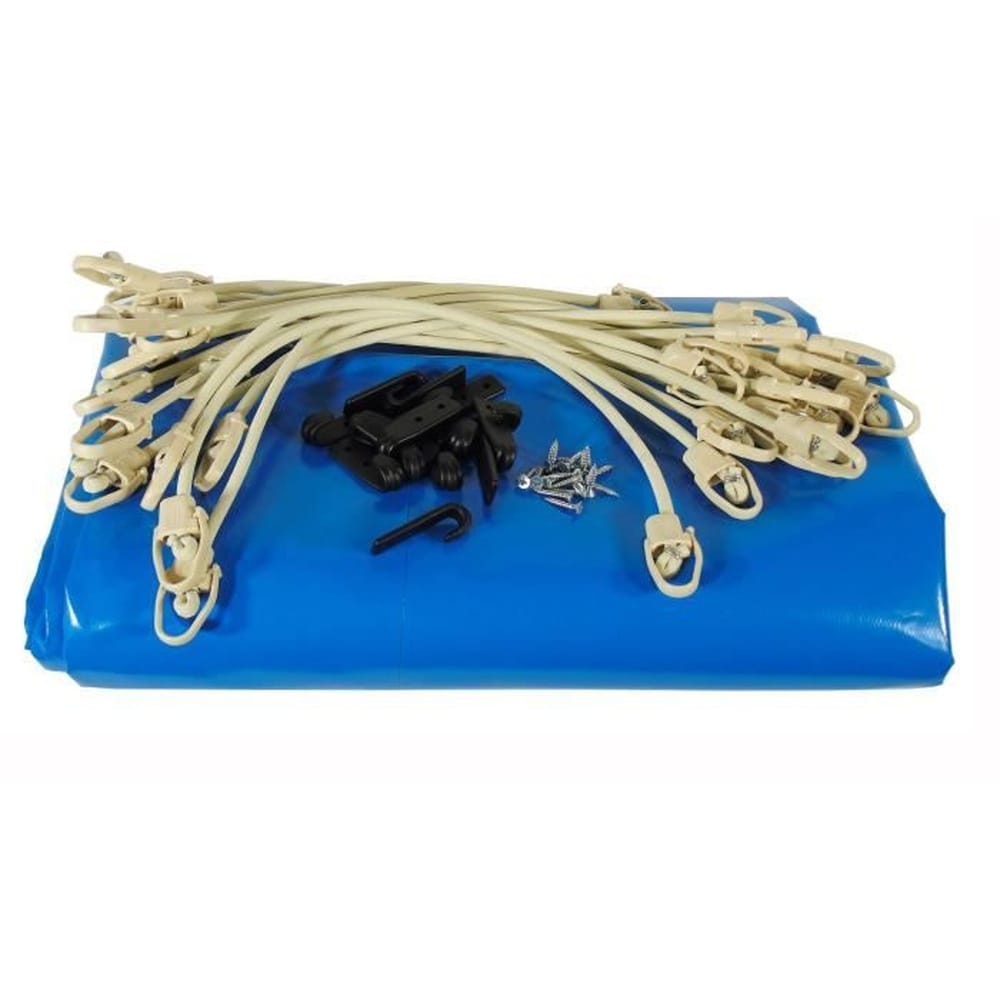 UBBINK Winterabdeckung f&uuml;r Holzpools &ndash; UBBINK &ndash; Rechteckig 250 x 450 mm &ndash; 550 g/m&sup2; &ndash; Standard NFP 90-308 &ndash; Kindersicher - Bild 1