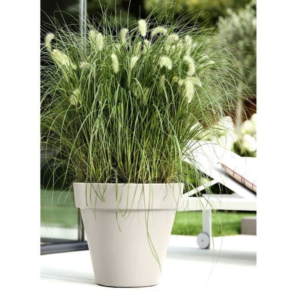 ELHO GIVE Room TO Nature Blumentopf &ndash; ELHO &ndash; Pure Round 40 &ndash; Wei&szlig; &ndash; &Oslash; 39 x H 36 cm &ndash; 100 % recycelt 
