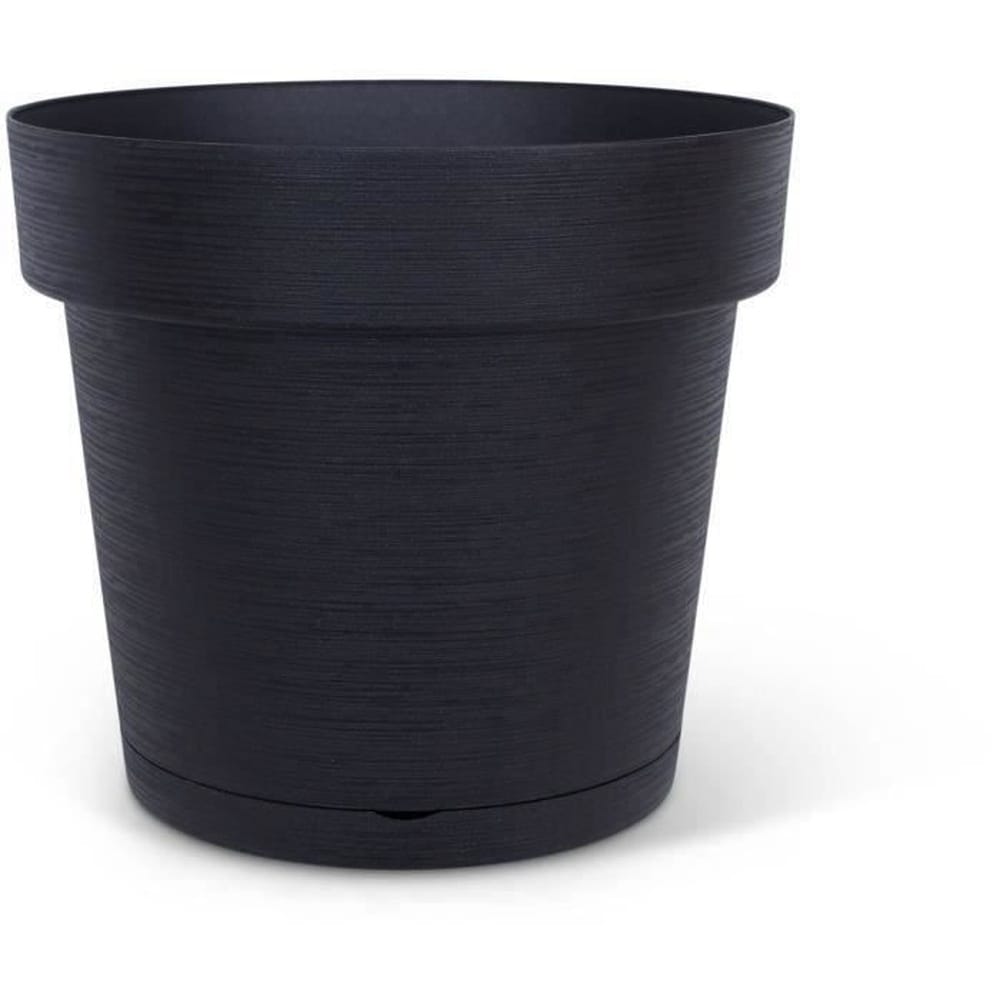 GARDEN ID Wasserauffangtopf - GARDEN ID Glamour - Anthrazit 40 cm - K&ouml;rnige Oberfl&auml;che - F&uuml;r drinnen und drau&szlig;en - Elegantes Design. - Bild 1