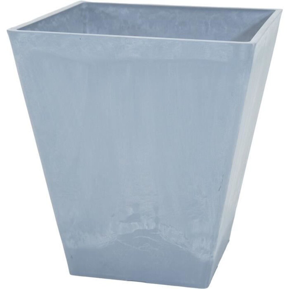 Übertopf – MEGA KOLLEKTIONEN – Ecostone Quadratisch – 41 x 45 cm – Grau