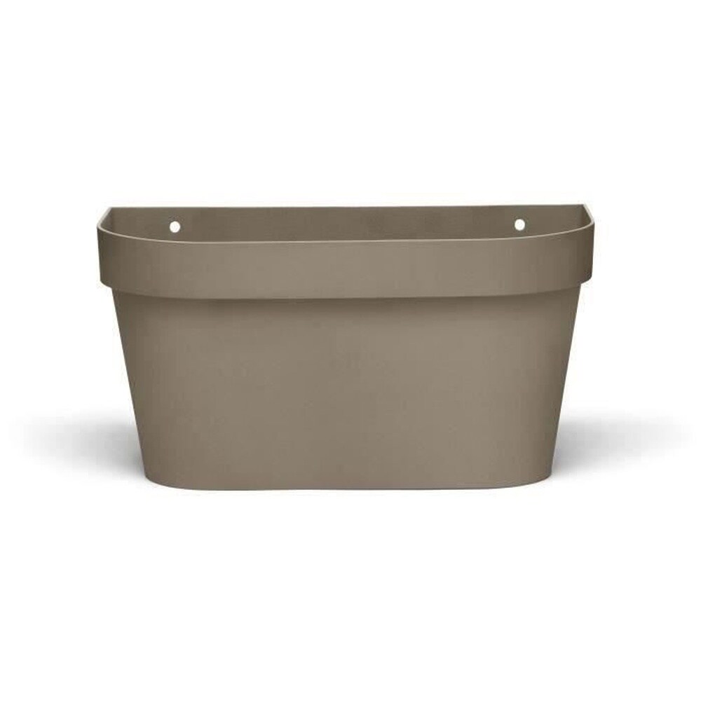 Wandpflanzgefäß – GARDEN ID Stern – Taupe 36 x 16 cm – Wasserreservoir mit Überlaufsystem – Recycelt und zu 100 % recycelbar