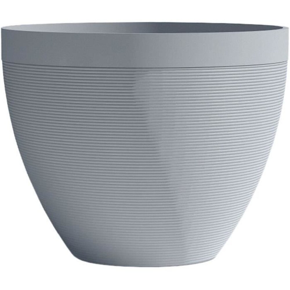 Blumentopf – GARDEN ID – Green Care Impact Blau-Grau – 50 x 41 cm – 10 Jahre Garantie – 100 % recycelt – UV- und frostbeständig