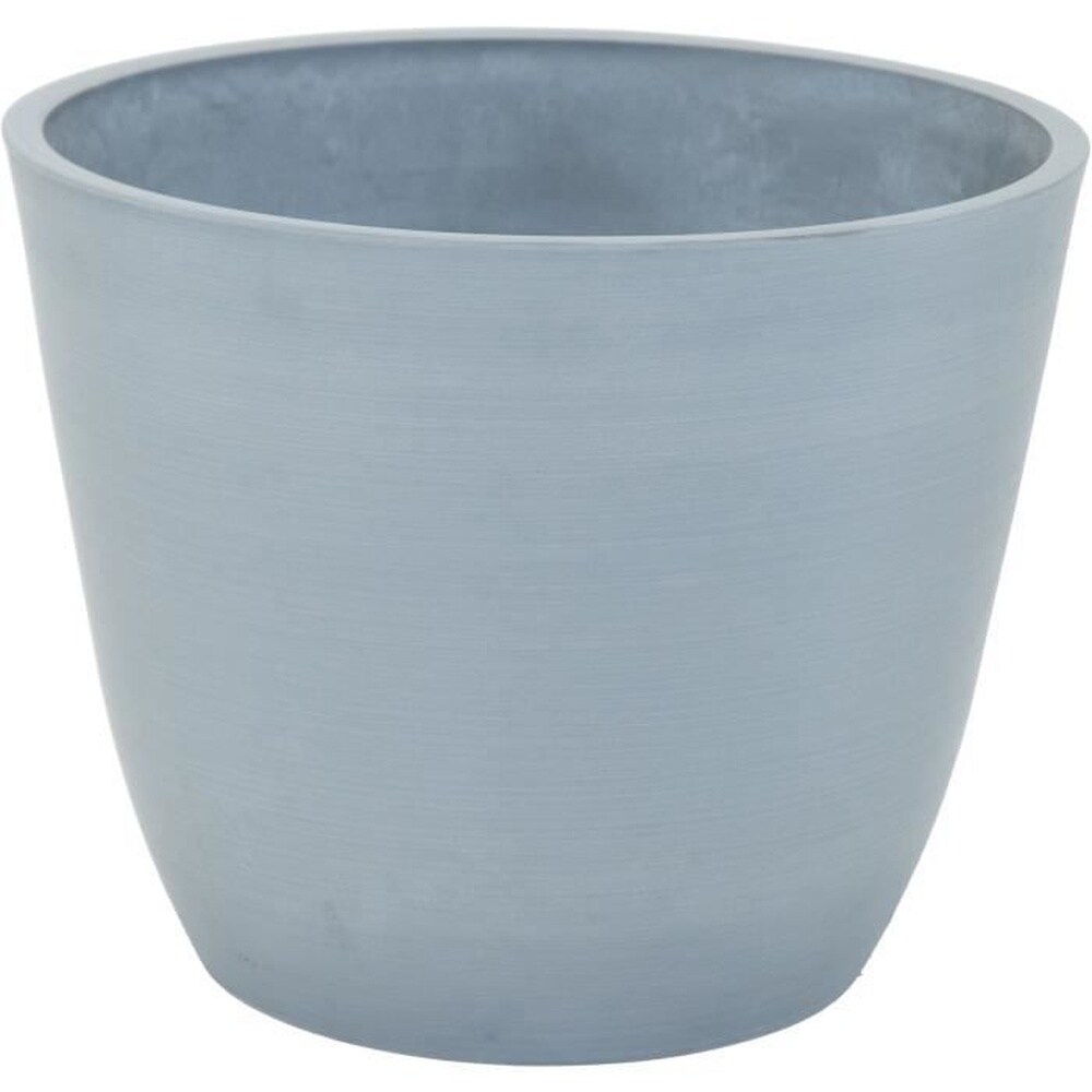 MEGA COLLECTIONS Topf &ndash; MEGA KOLLEKTIONEN &ndash; Ecostone Ei &ndash; &Oslash; 41 cm &ndash; H 33 cm &ndash; Grau 