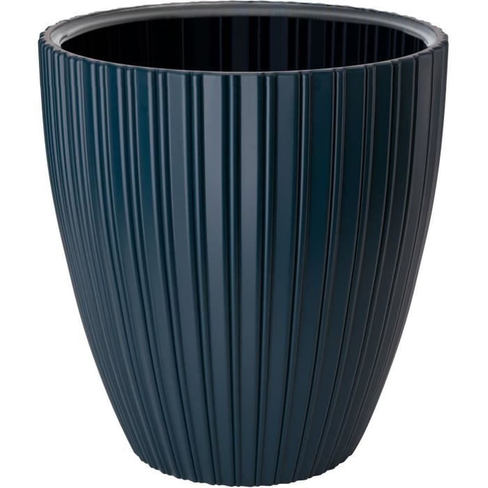 GARDEN ID Blumentopf &ndash; Garten-ID &ndash; Elegant &ndash; 40 x 42 cm &ndash; F&uuml;r Garten, Balkon oder Innenr&auml;ume &ndash; Petrolblau - Bild 1