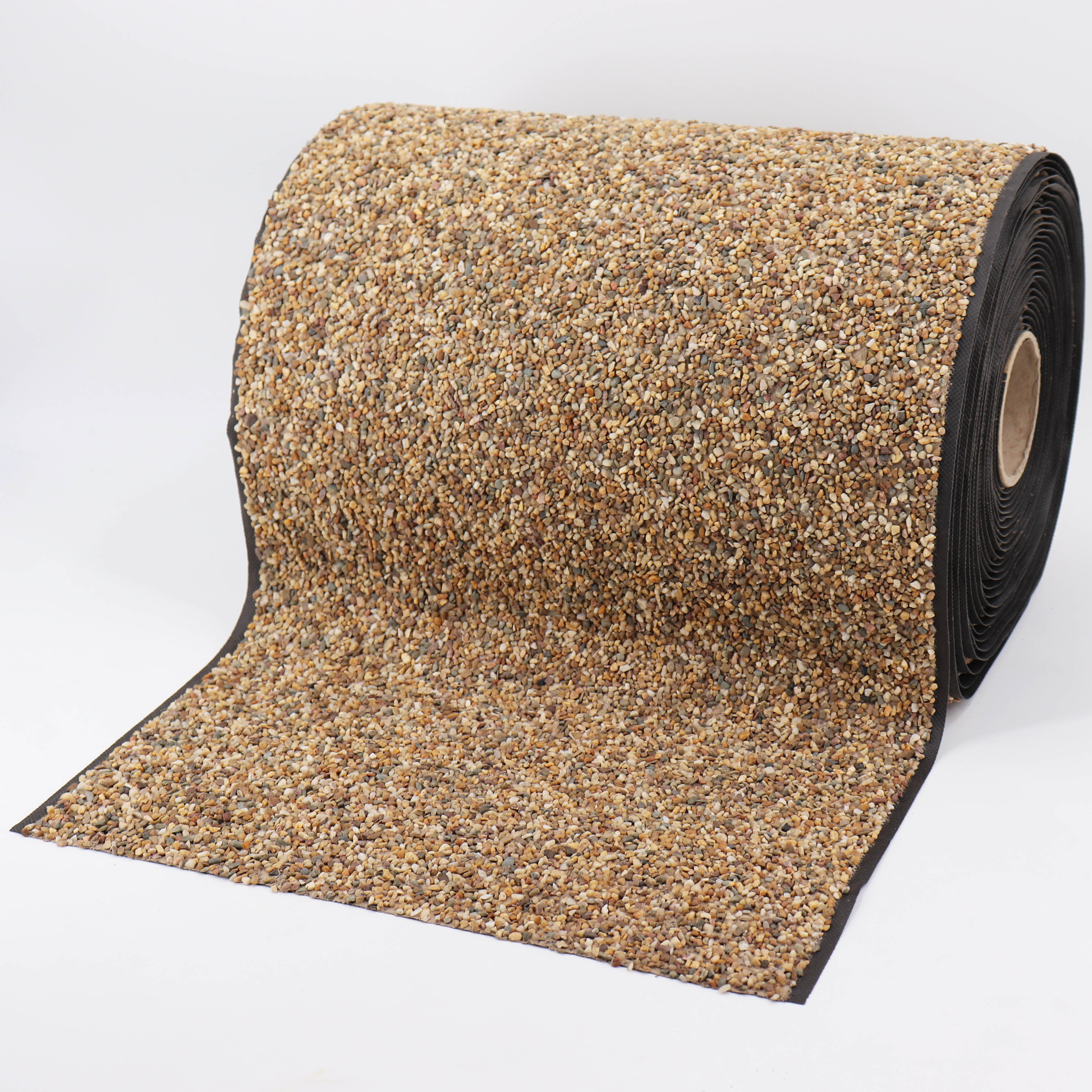 Aquagart Steinfolie 4m x 1m breit F&uuml;r Bachlauf Ufer Teichfolie Teich  Folie Sandfarben 