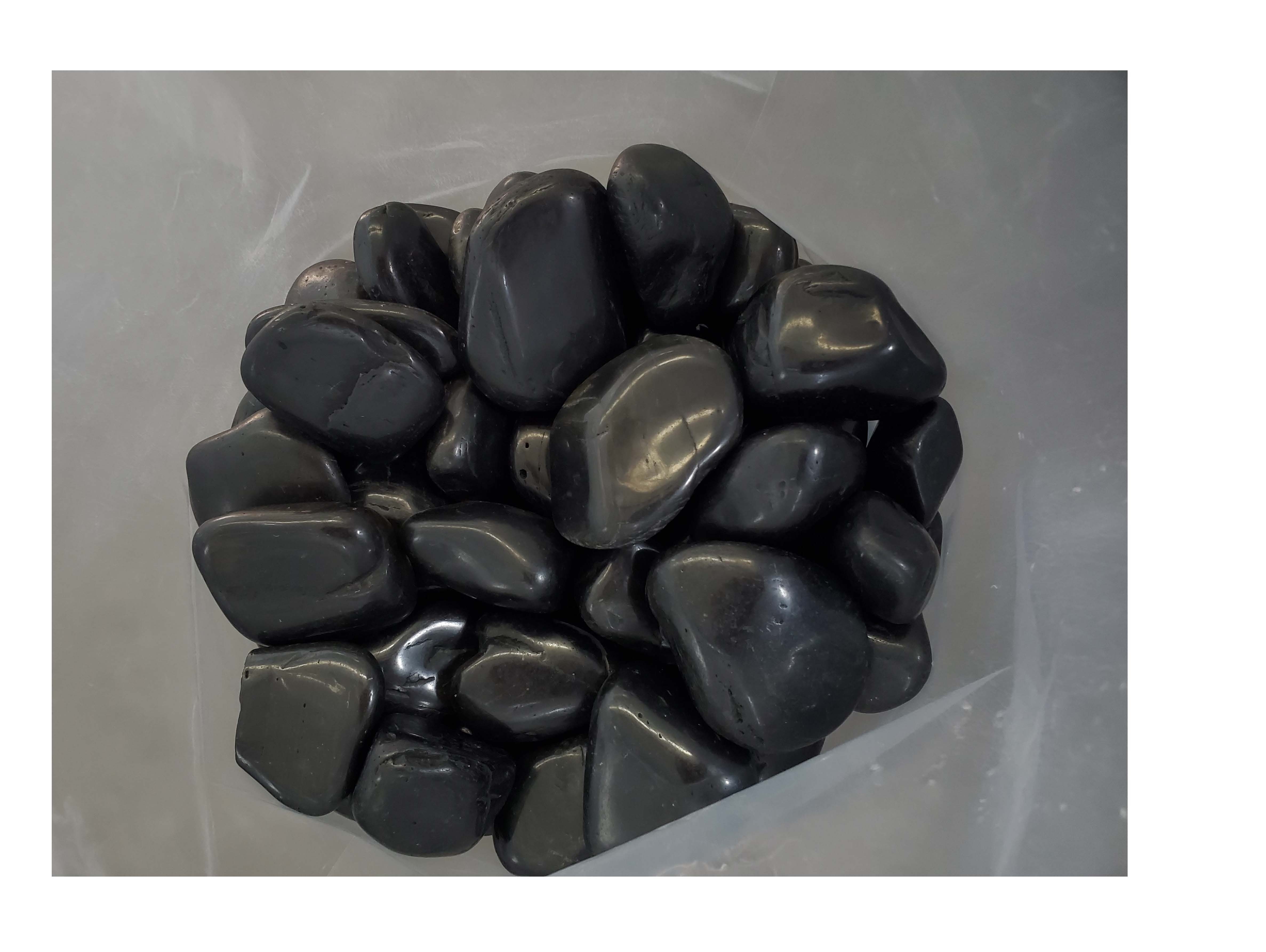 Aquagart 80kg Polierter Kiesel Glanzkies Flusskiesel Kieselsteine Gartenkies Zierkies * 