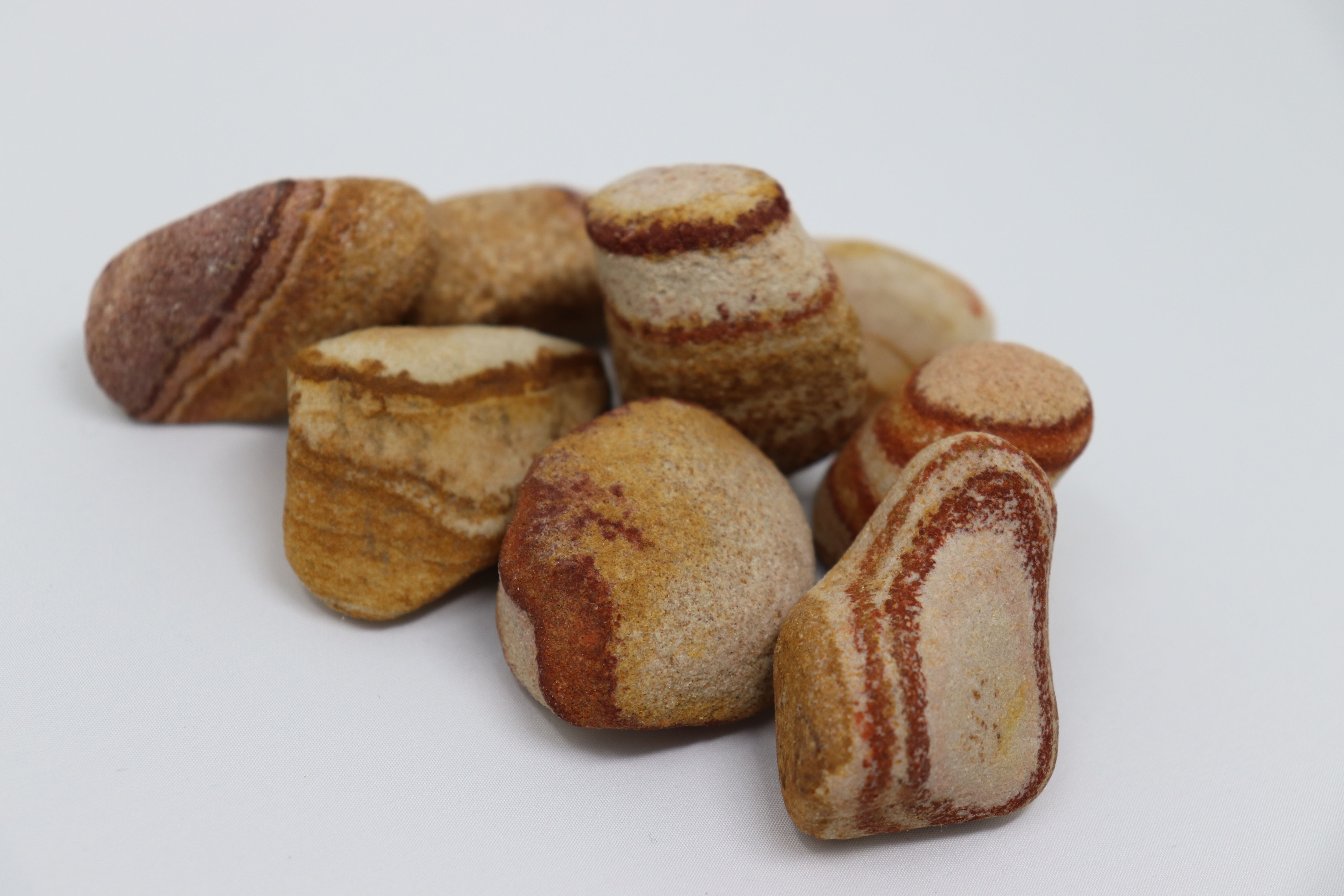 Aquagart 200kg Kiesel Flusskiesel Kieselsteine Gartenkies Zierkies Dekokies Sandstein 