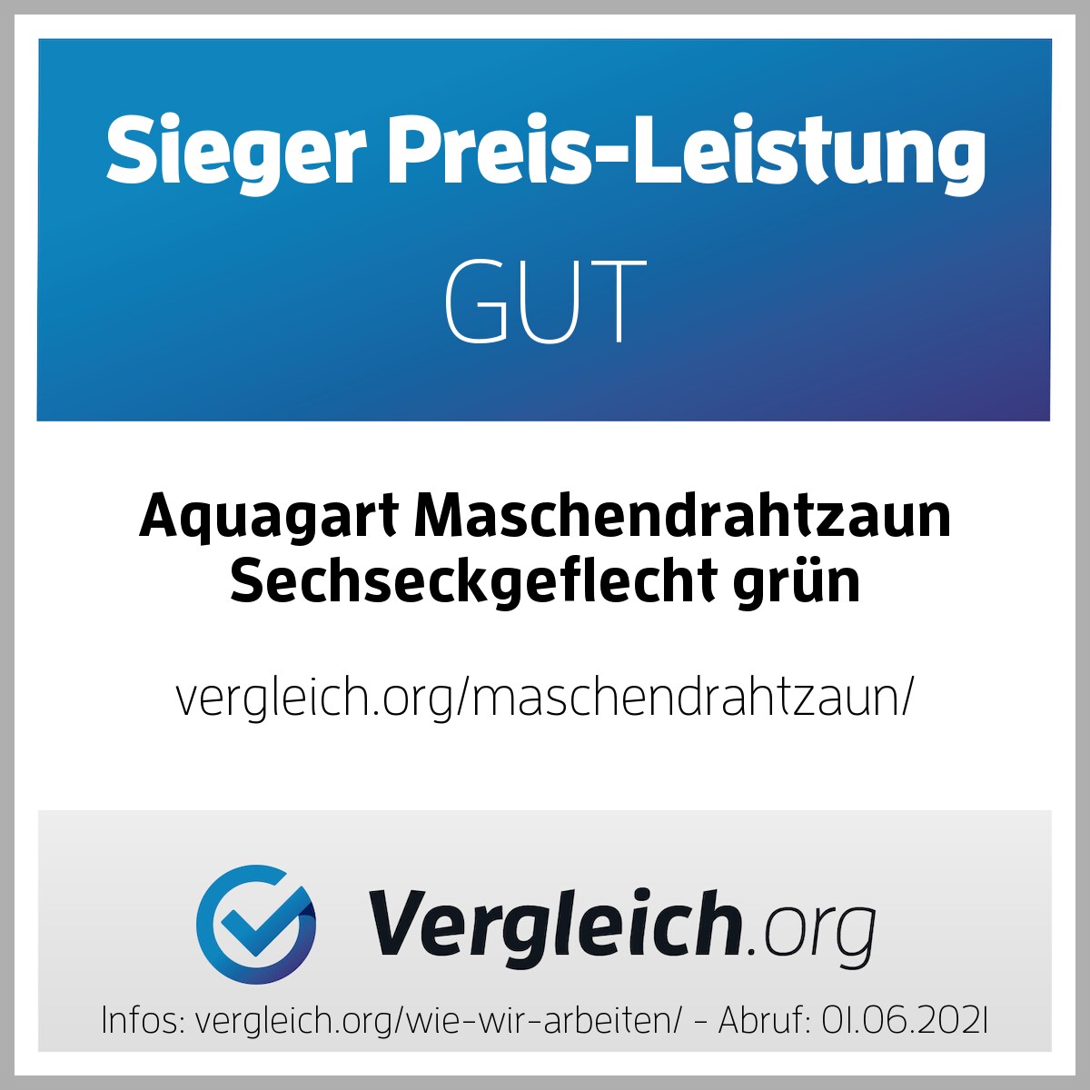 Aquagart 60m Sechseckgeflecht Hühnerzaun Kaninchendraht Hasengitter grün Hasendraht 100cm
