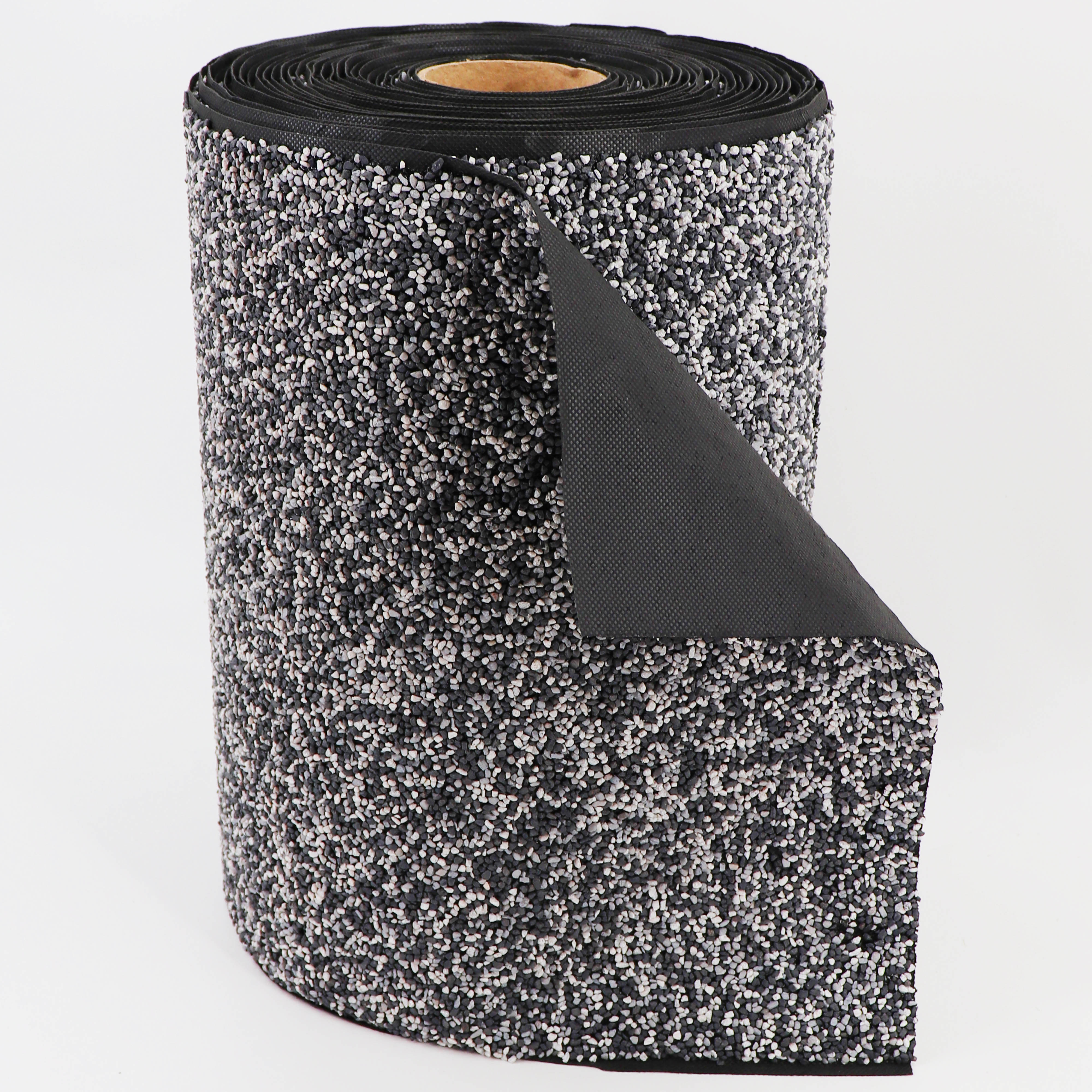 Aquagart Steinfolie 16m x 0,4m breit F&uuml;r Teichrand Bachlauf Teichfolie Kiesfolie Grau 