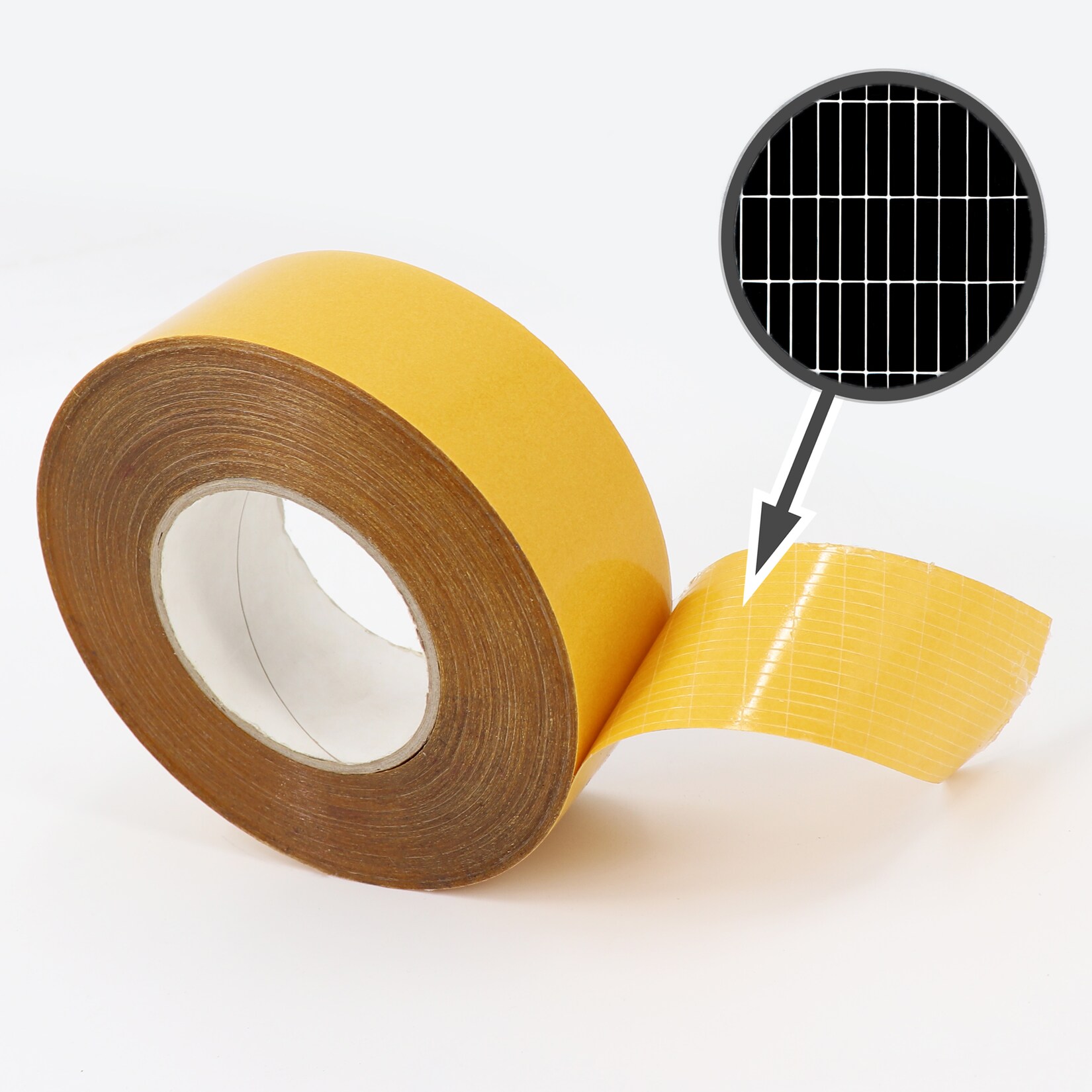 Aquagart Doppelseitiges Gewebeklebeband für Unkrautvlies Gartenvlies Bodengewebe