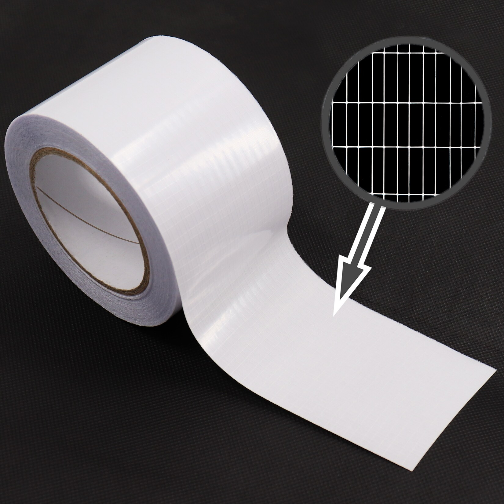 Aquagart 10x Reparaturklebeband I Gewächshausfolie Gitterfolie UV beständig 8cm x 15m