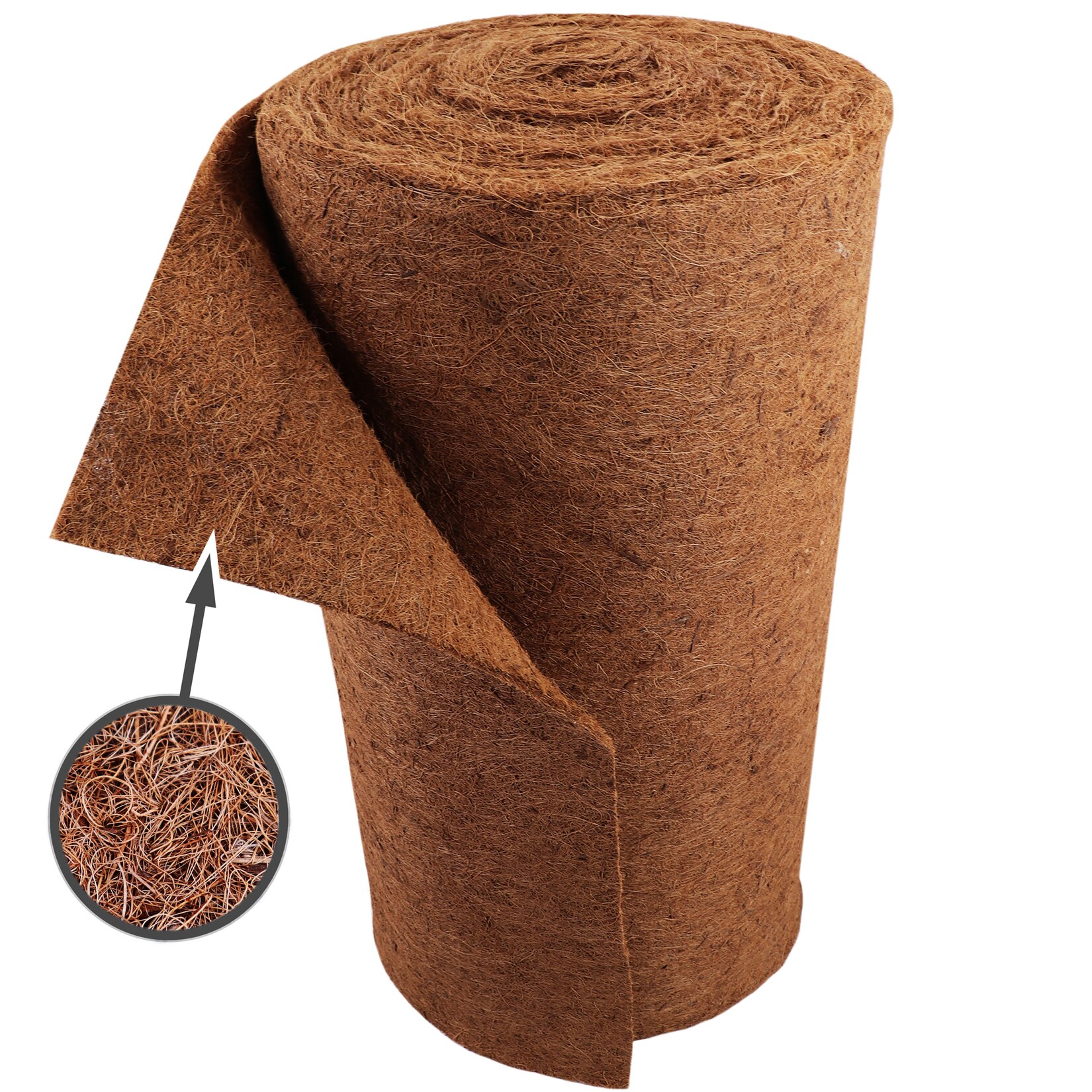Aquagart 3m Kokosmatte Winterschutz Böschungsmatte Kokosfasermatte /m² 0,5m breit