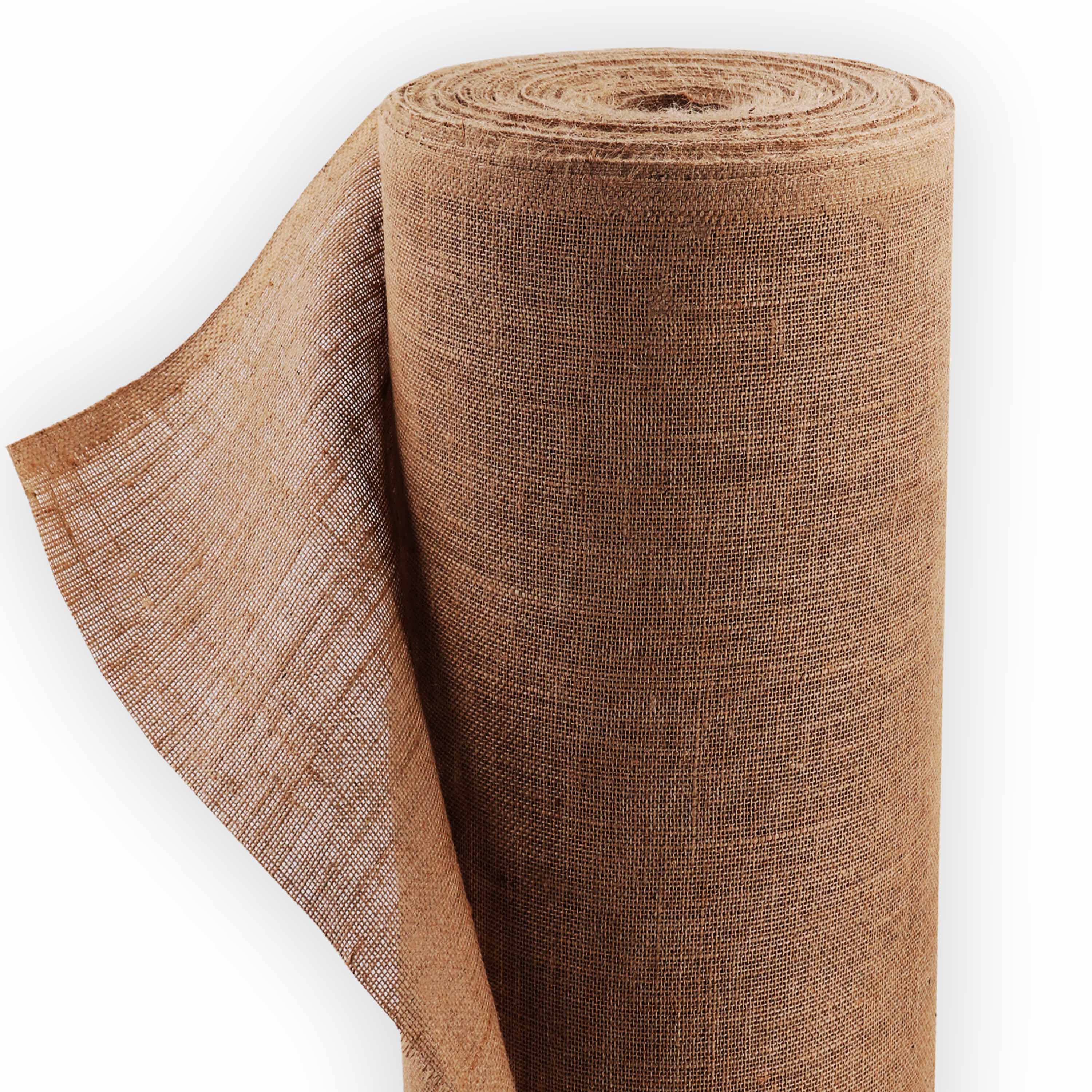 Aquagart 15m x 1m Jutegewebe 305g/m&sup2; Jutematte Gartenjute Jute Stoff Sackleinen Juteband 