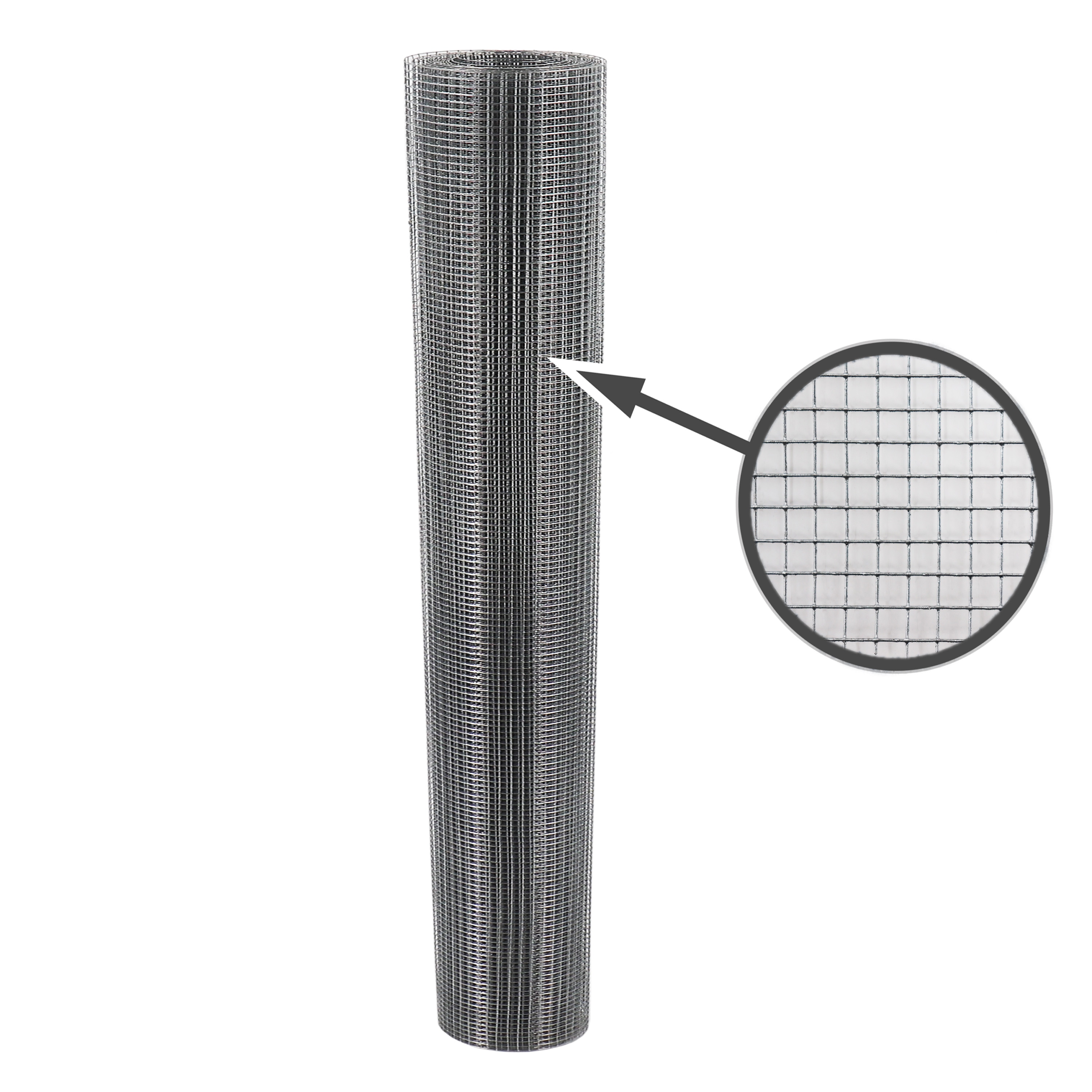 Aquagart 80m x 1m Volierendraht Drahtgitter Schweissgitter W&uuml;hlmausgitter Drahtgeflecht 