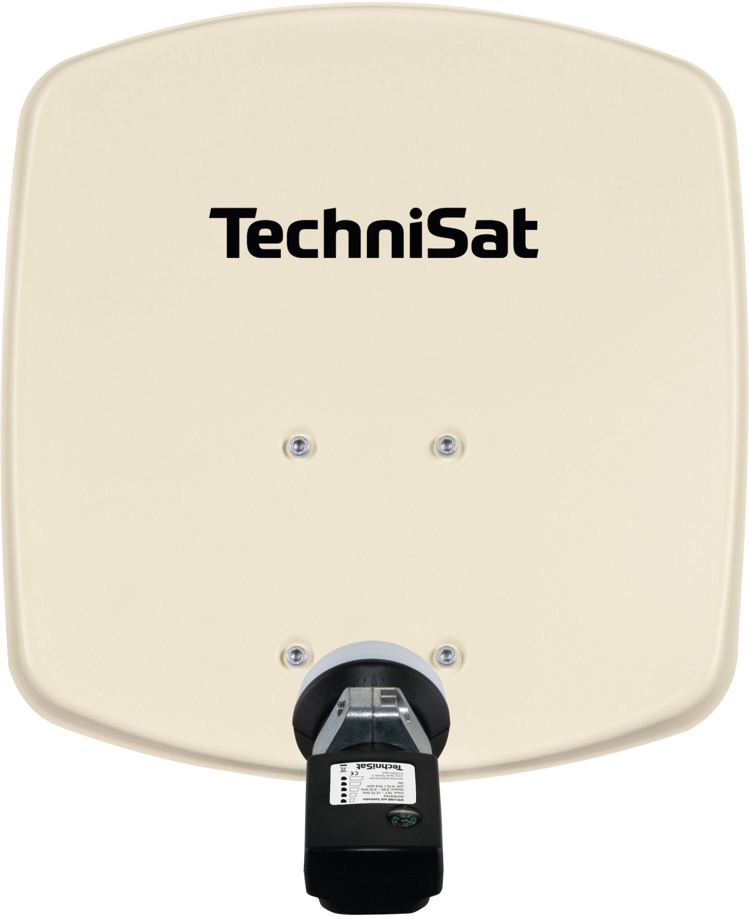 TechniSat DIGIDISH 33 | Sat-Sch&uuml;ssel mit V/H-LNB & Satfinder, 1 TN beige 