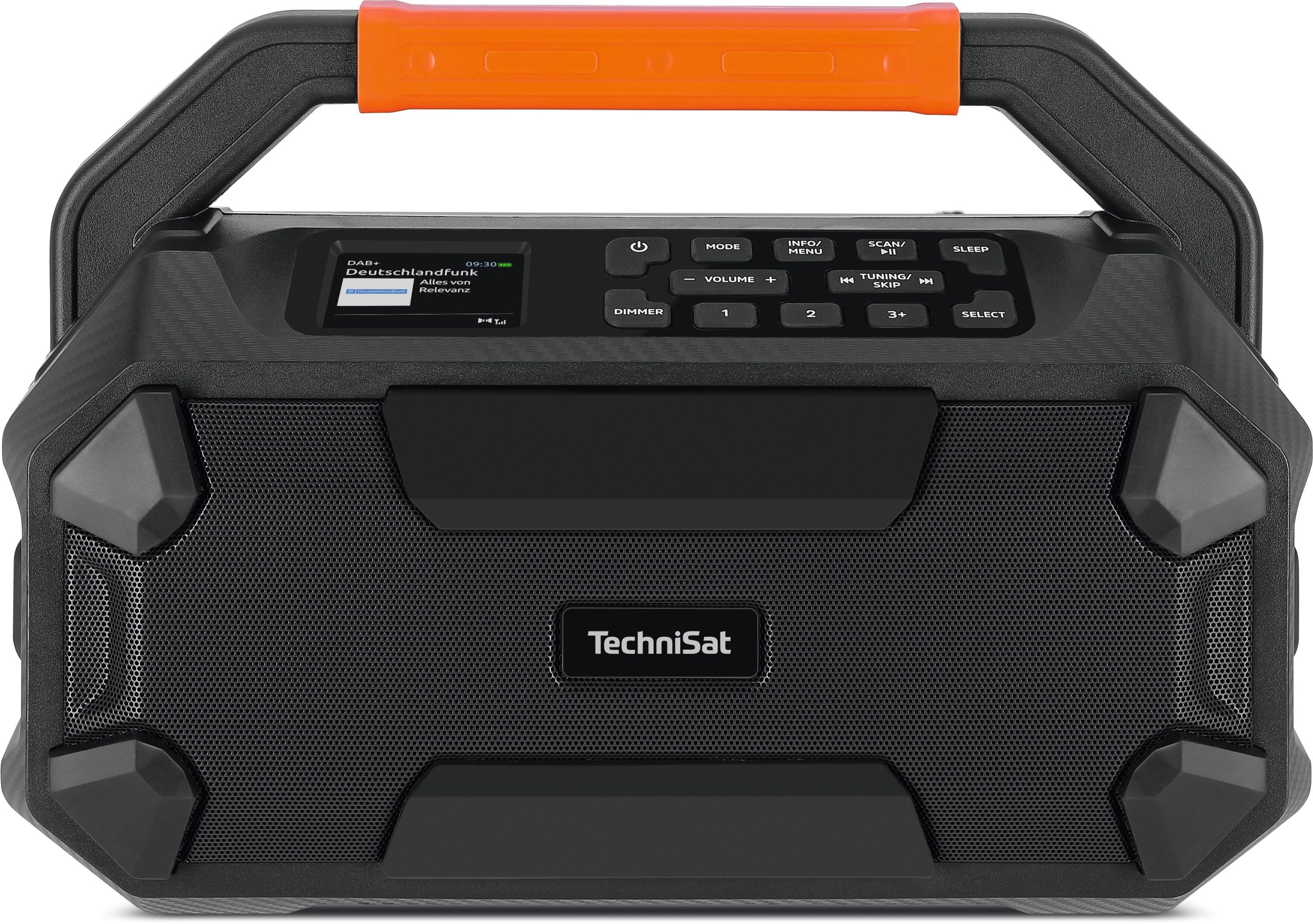 TechniSat DIGITRADIO 231 OD, DAB+/UKW Baustellenradio, Akku, BT, 18V Aufnahme 