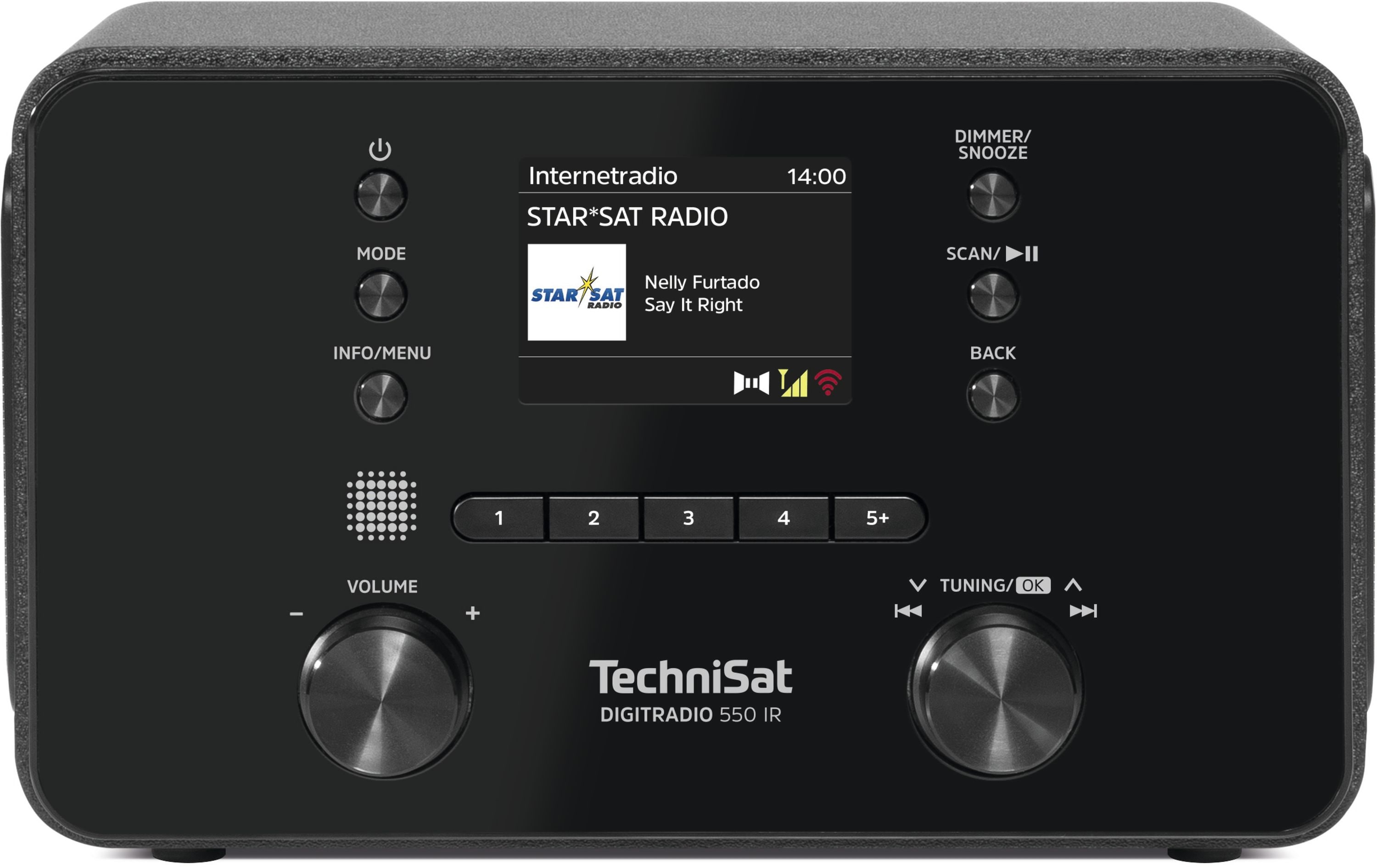 TechniSat DIGITRADIO 550 IR | DAB+ / UKW / Internet-Radio, Bluetooth 