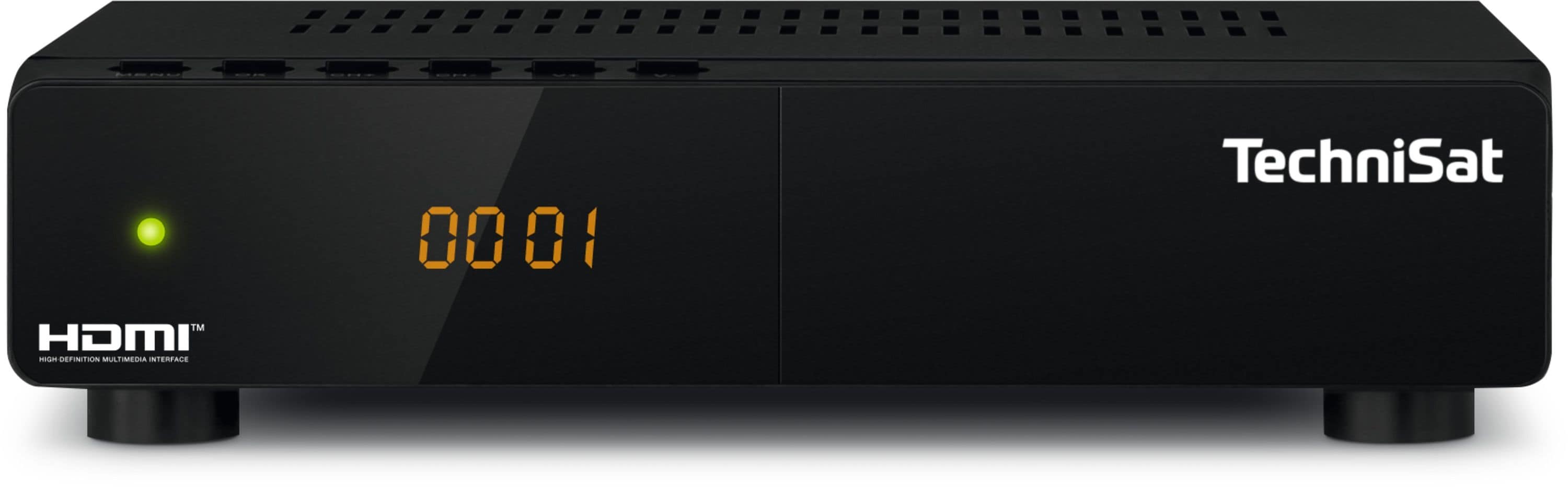 TechniSat HD-S 210 &ndash; Kompakter HD SAT-Receiver (DVB-S/S2, HDMI, USB Mediaplayer) 
