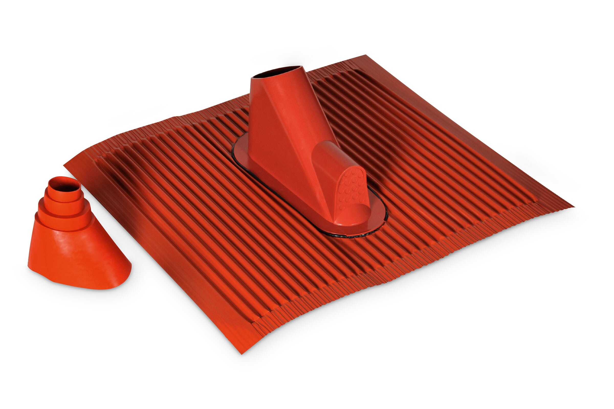 TechniSat Alu-Dachziegel Set | Robuste Halterung f&uuml;r Antennenmontage ziegelrot 