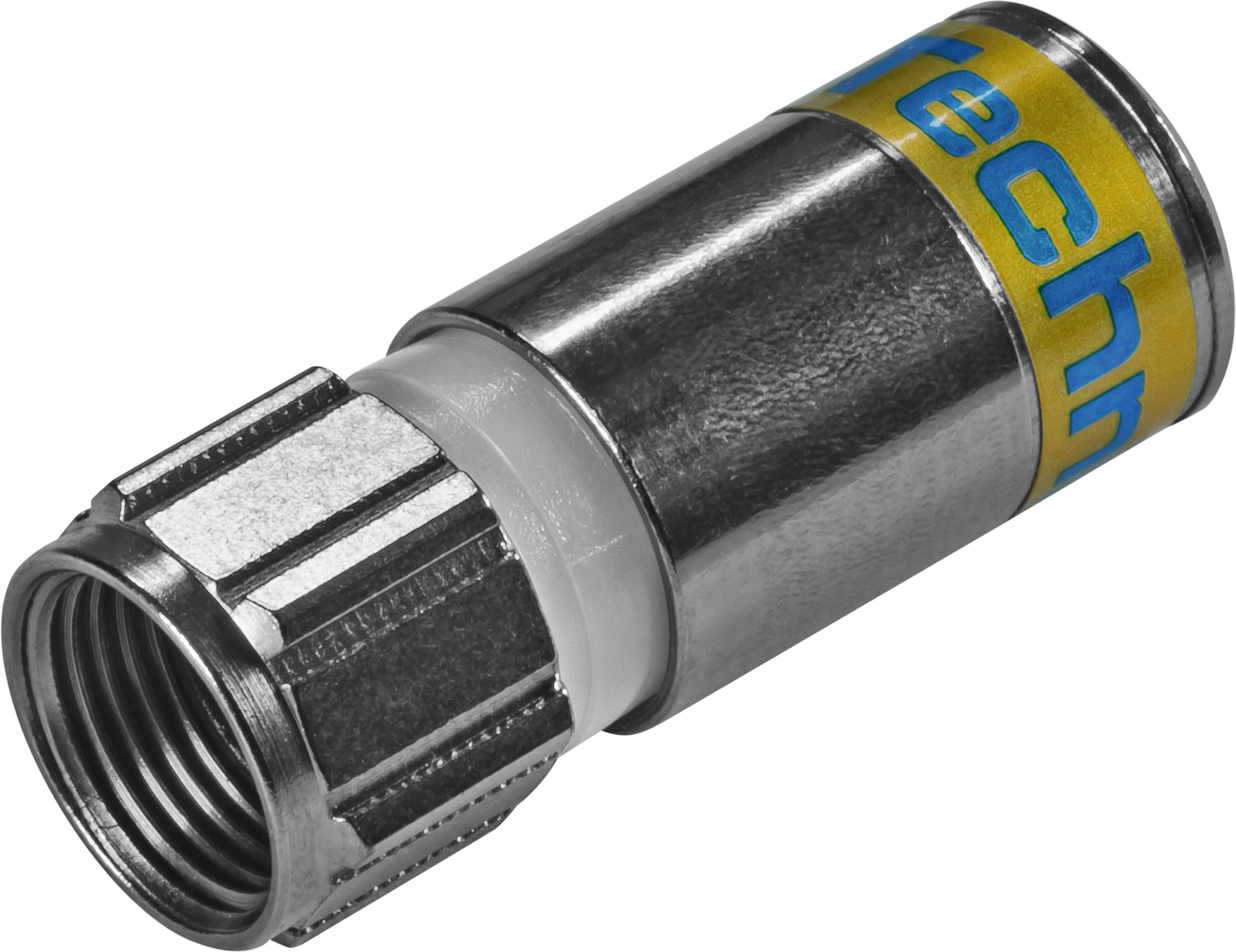 TechniSat F-Kompressionsstecker 4.9 |  f&uuml;r RG6-Koaxialkabel 1.0/4.6 | 100 Stk. 