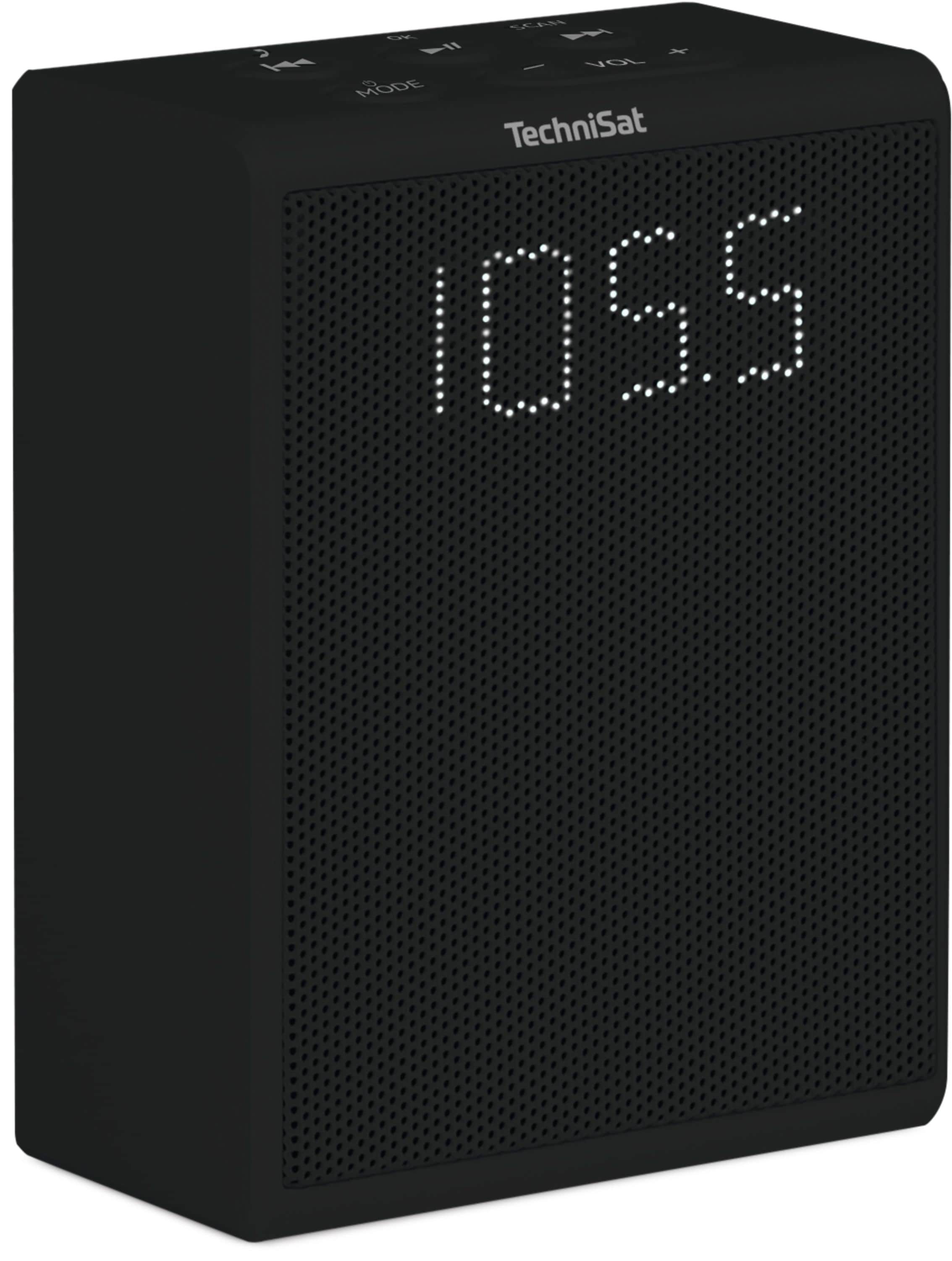 TechniSat VIOLA Steckdosenradio | Kompaktes UKW-Radio f&uuml;r die Steckdose | wei&szlig; schwarz 