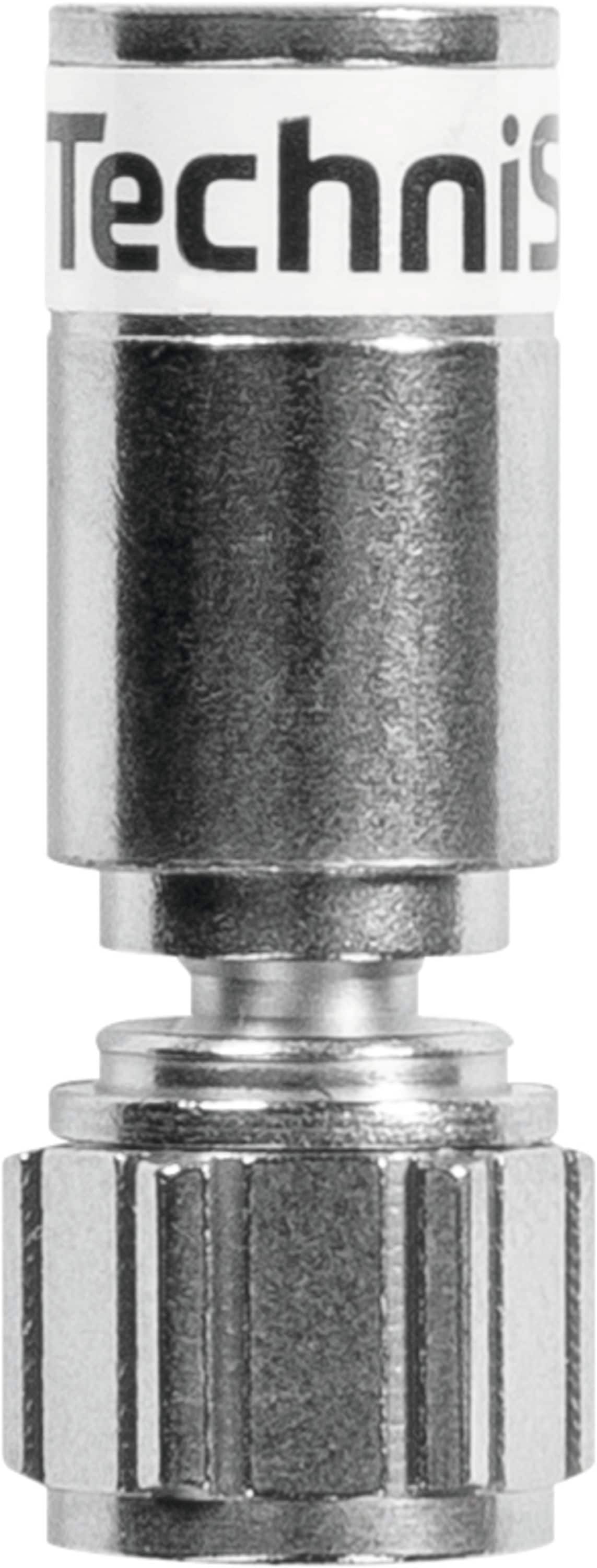 TechniSat F-Kompressionsstecker 3.9 | High-End F-Stecker | 100 St&uuml;ck silber 