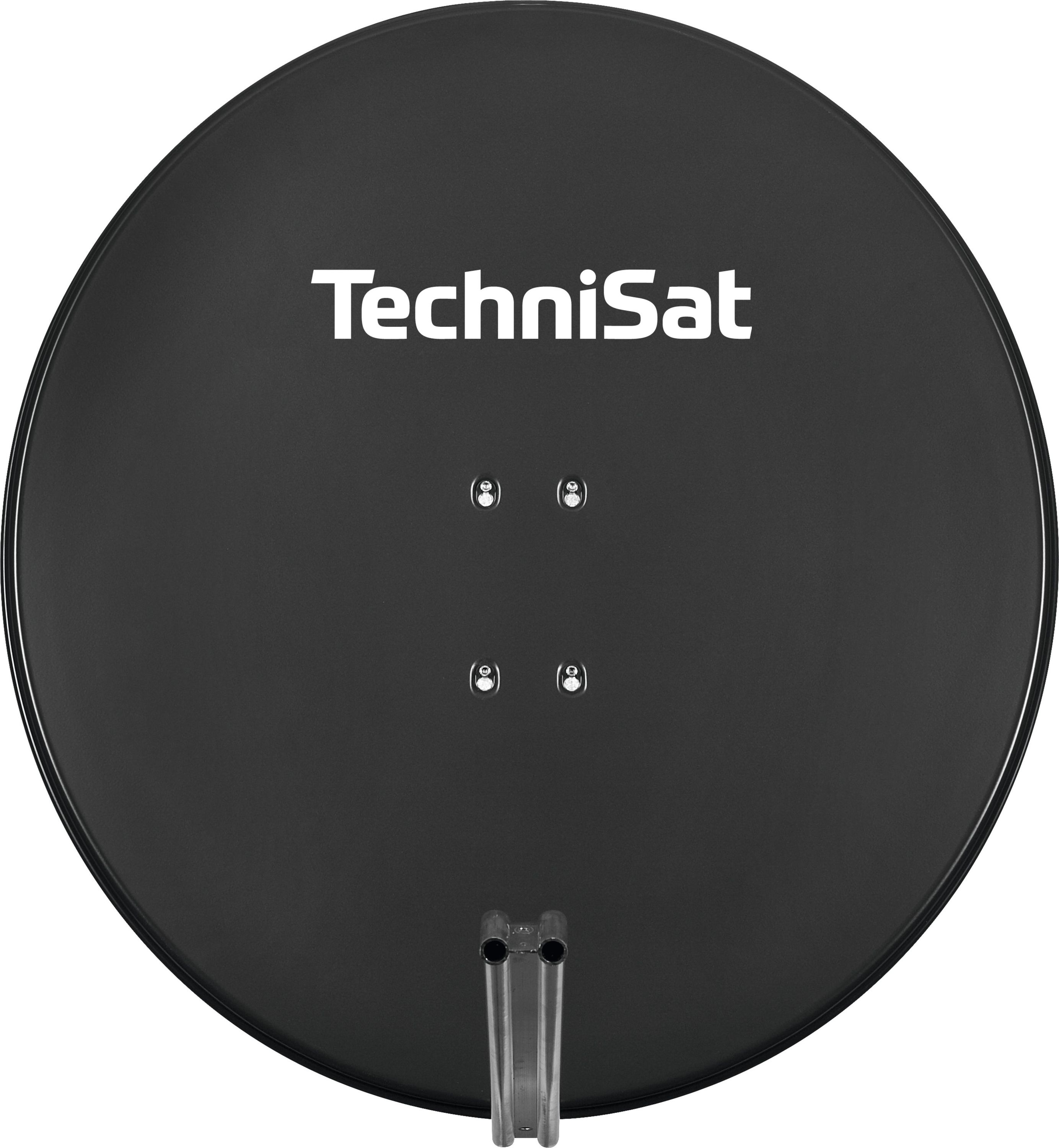 TechniSat SATMAN 850 PLUS | 85cm Sat-Antenne inklusive AZ/EL-Halterung | rot schiefergrau 