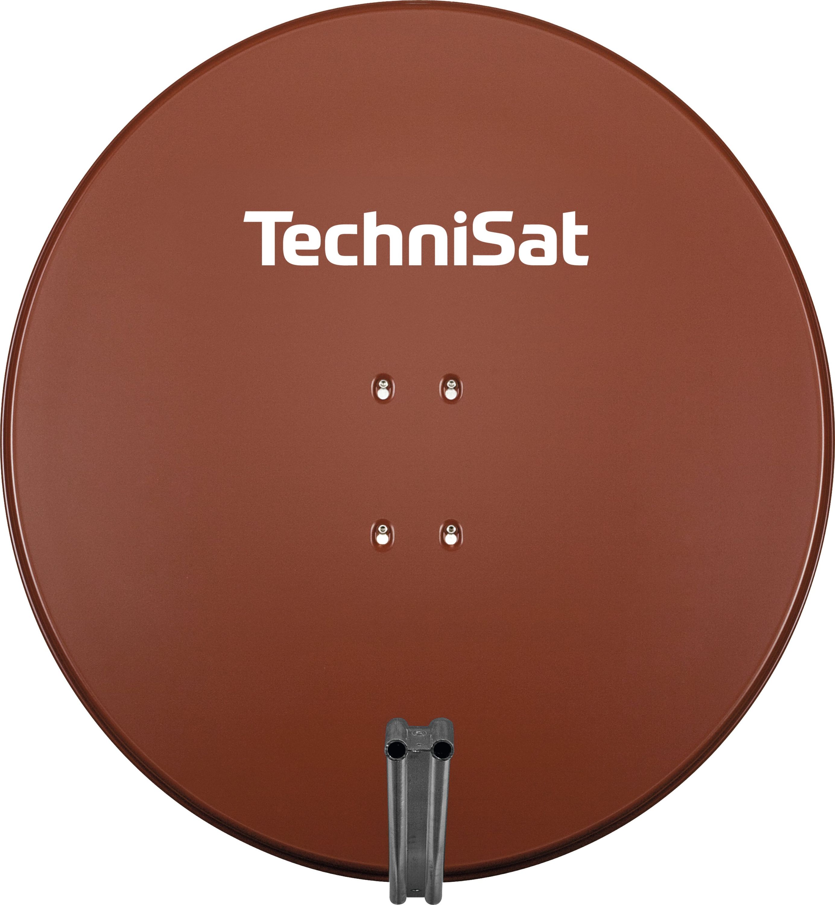 TechniSat SATMAN 850 PLUS | 85cm Sat-Antenne inklusive AZ/EL-Halterung | rot ziegelrot 