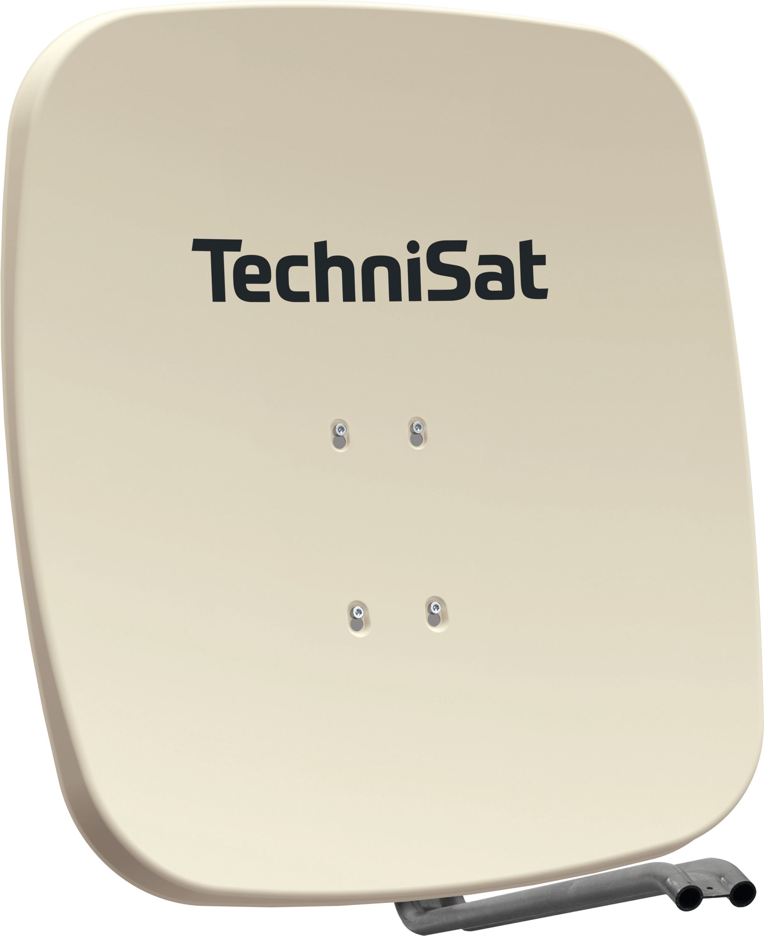 TechniSat SATMAN 65 PLUS, 65 cm SAT-Spiegel ohne LNB (f&uuml;r UNYSAT LNB) beige 