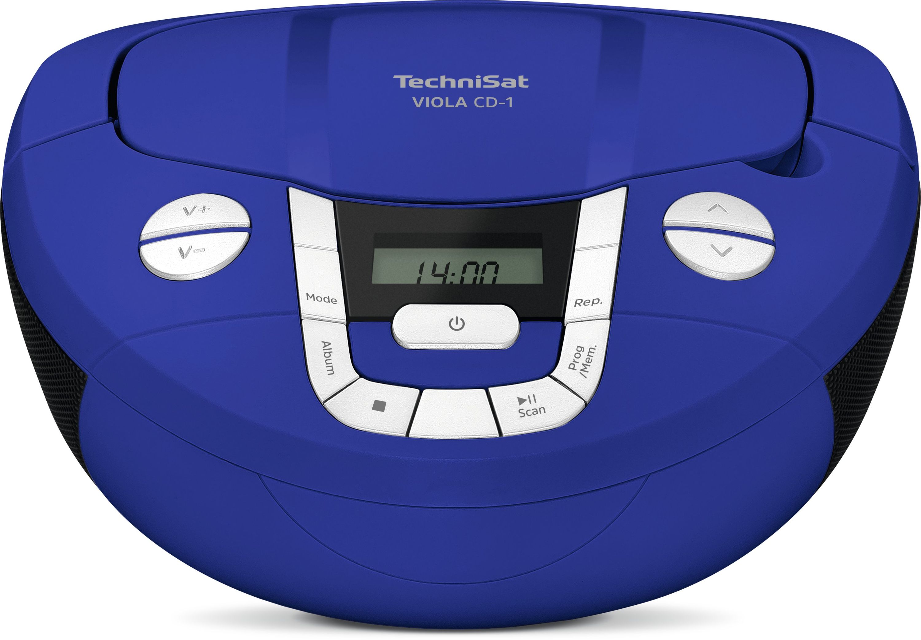 TechniSat Viola CD-1 | Boombox mit Bluetooth, Batteriebetrieb & CD-Player blau 