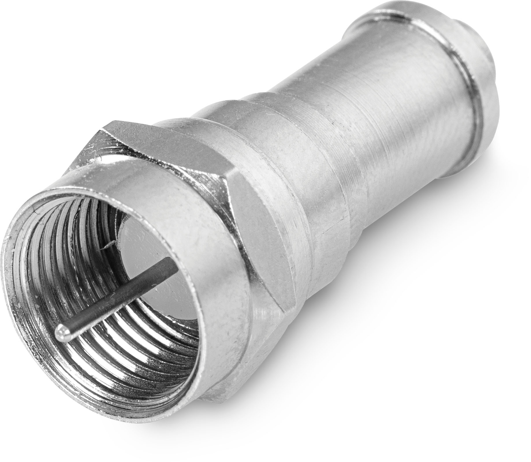 TechniSat F-Abschlusswiderstand | 75-Ohm-Abschlusswiderstand mit DC-Entkopplung silber 