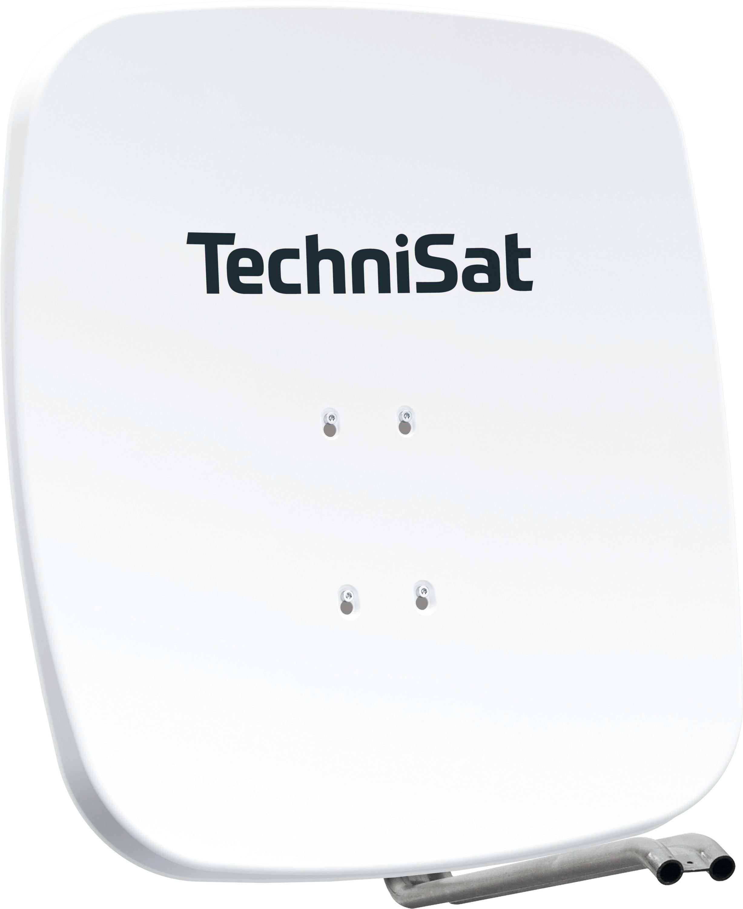 TechniSat SATMAN 65 PLUS, 65 cm SAT-Spiegel ohne LNB (f&uuml;r UNYSAT LNB) polarwei&szlig; 