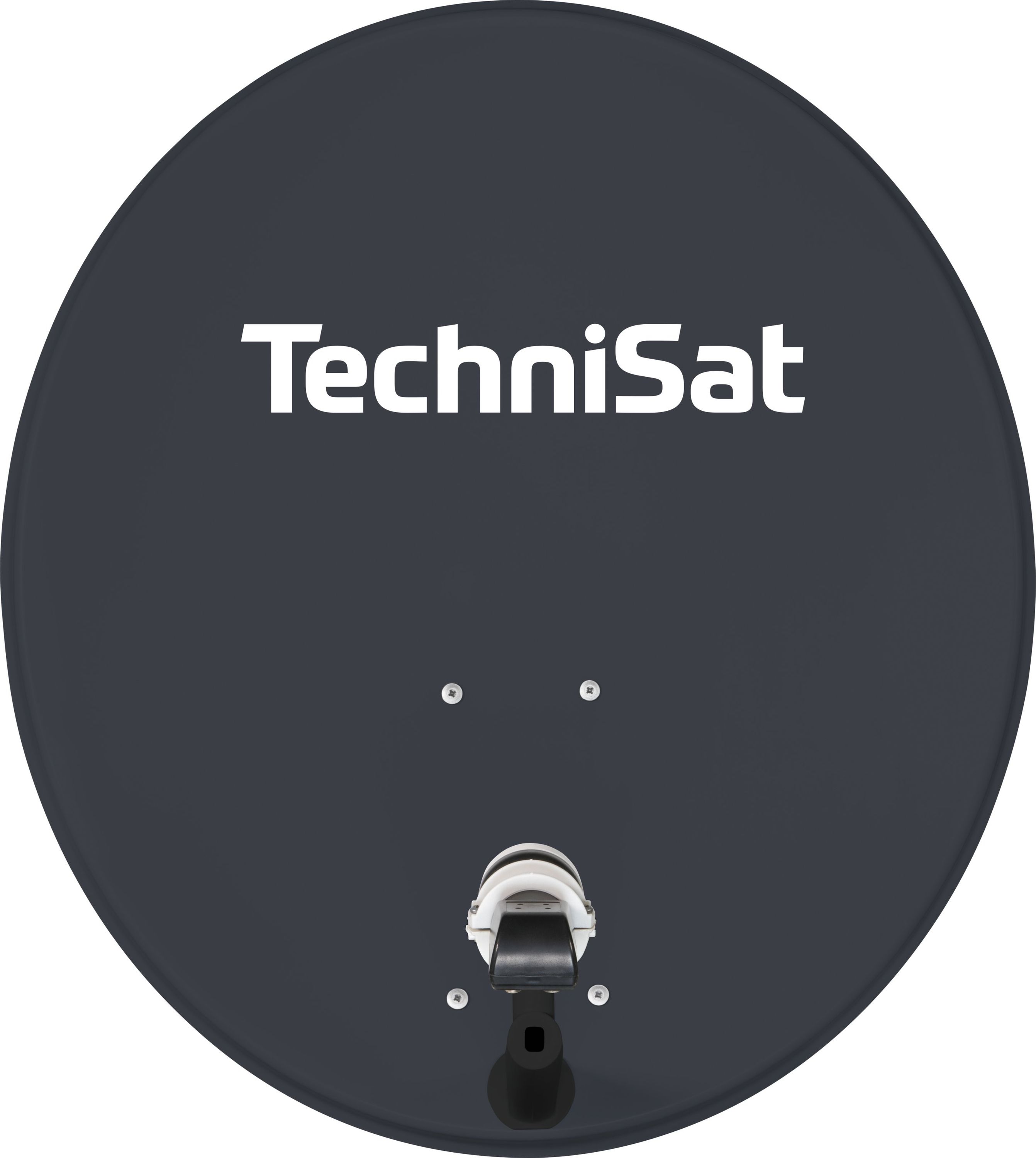 TechniSat TECHNITENNE 70 mit Quattro-Switch-LNB 4 Teilnehmer 1 Satellit anthrazit 