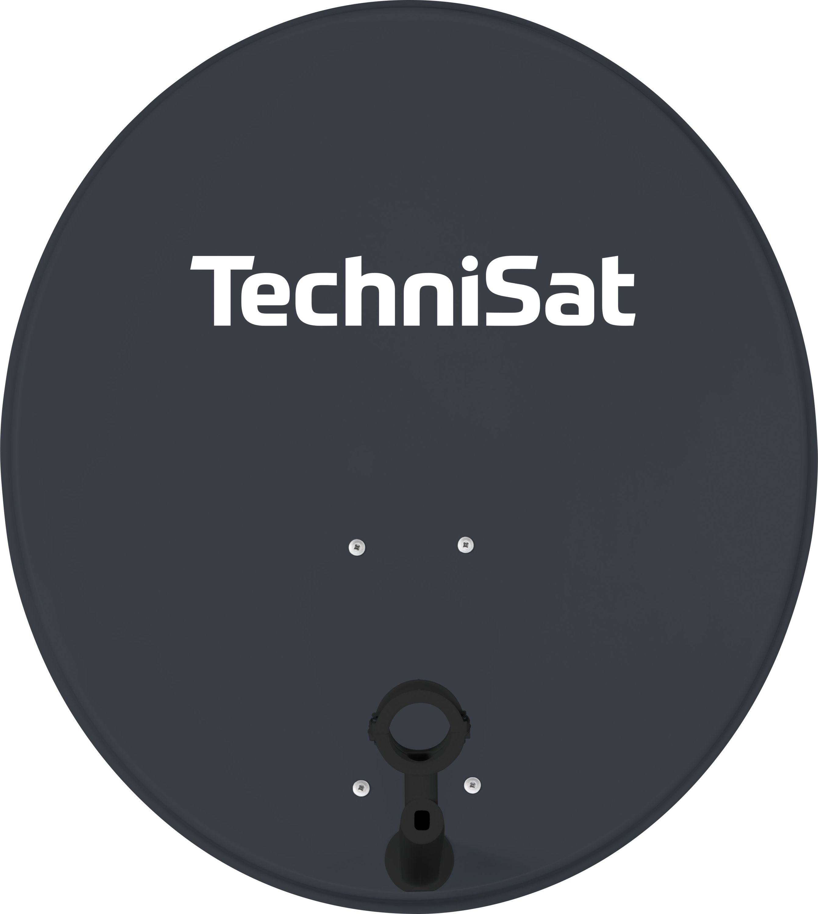 TechniSat TECHNITENNE 70 | 70 cm Satellitensch&uuml;ssel mit 40mm LNB Aufnahme anthrazit 